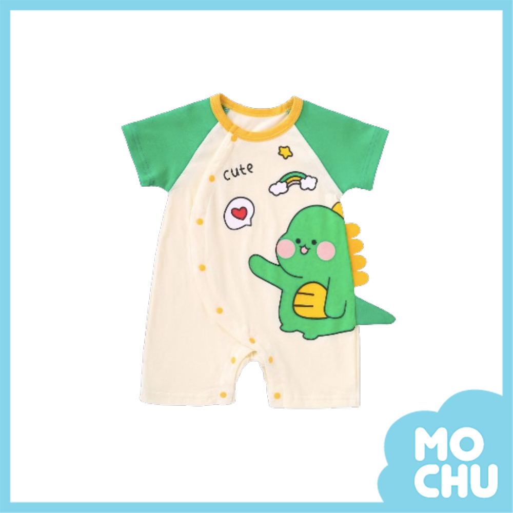 (59cm現貨)回眸龍短袖連身衣