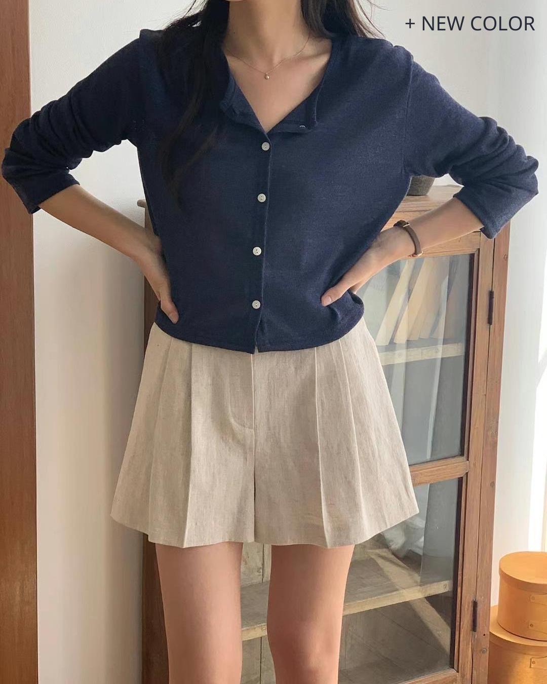 +NEW COLOR!  《KR》空氣感薄針織外套