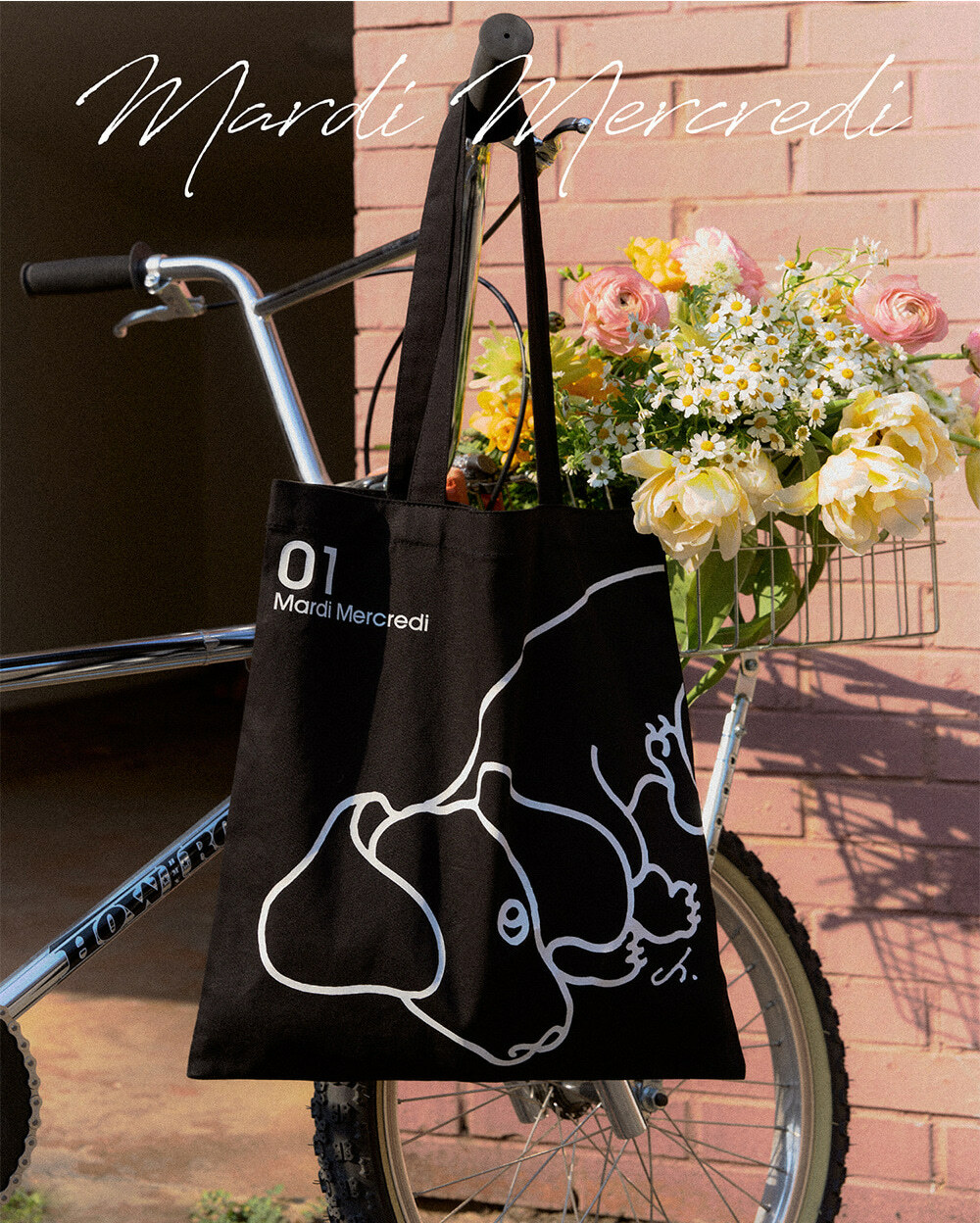 MARDI MERCREDI CANVAS BAG DDANJI CH.01 (2色入)