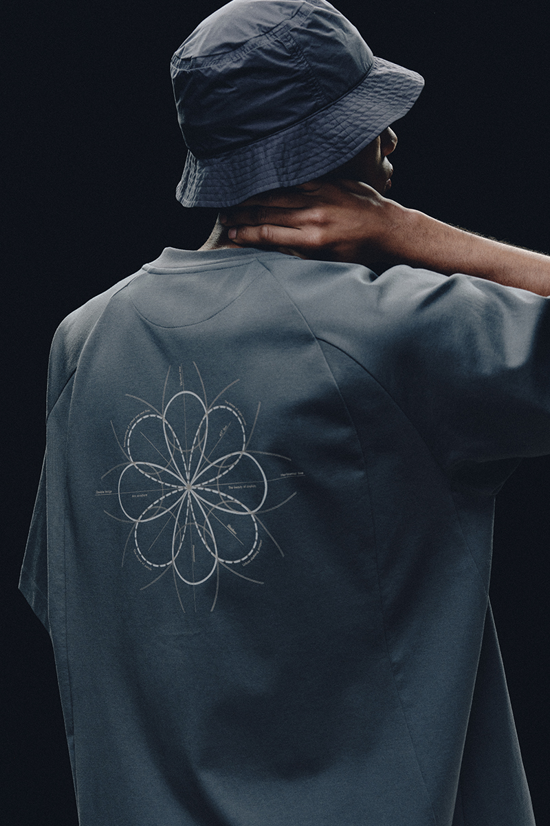 Shadow by Unbent 支線 解構剪裁印花短袖