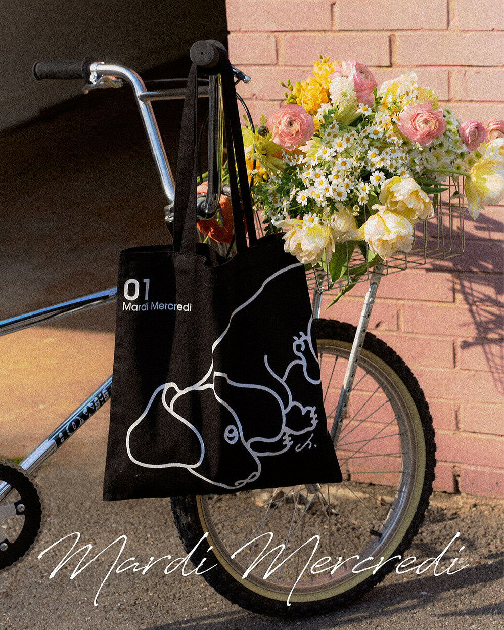 MARDI MERCREDI CANVAS BAG DDANJI CH.01 (2色入)