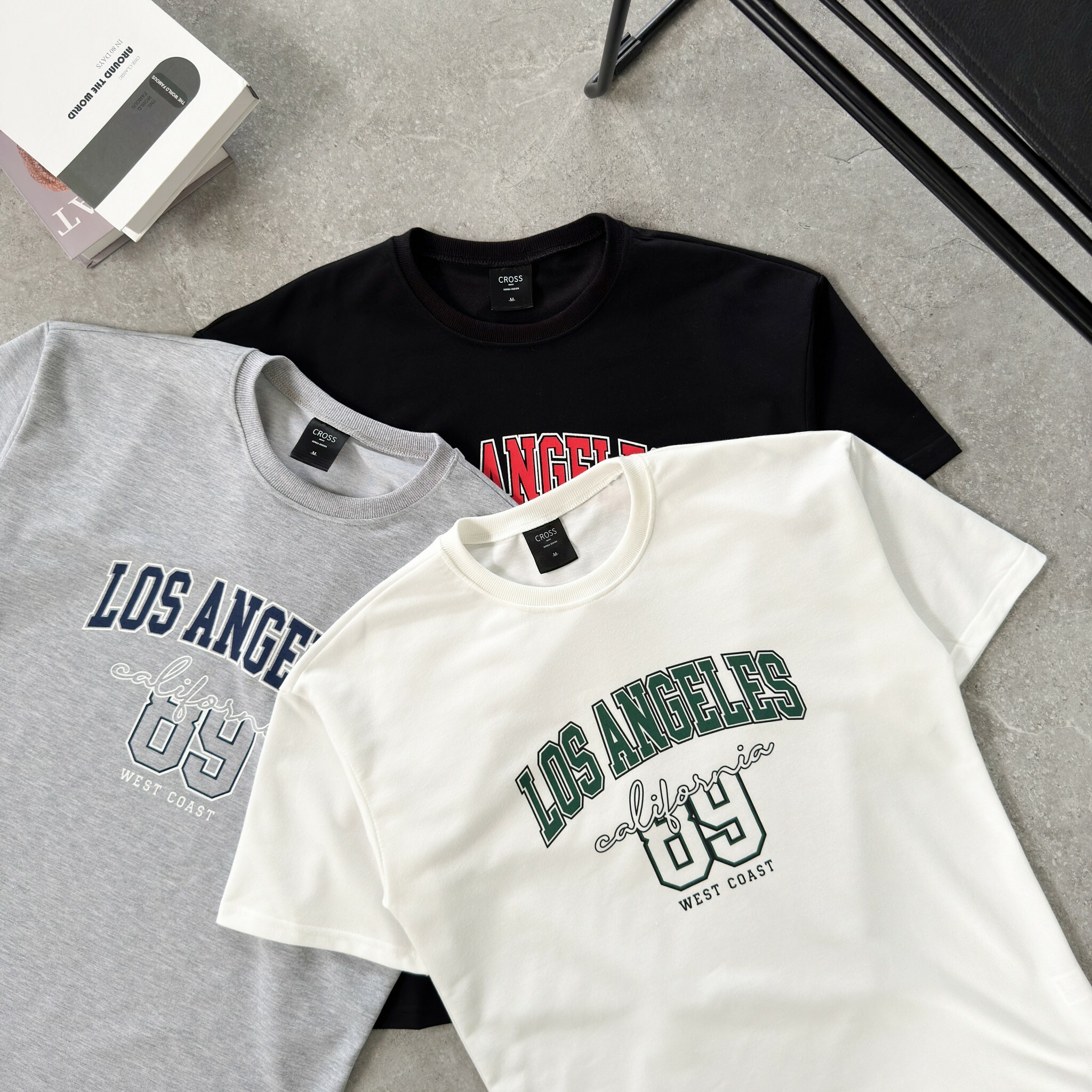 Los Angeles 美式Logo 短T(3colors)