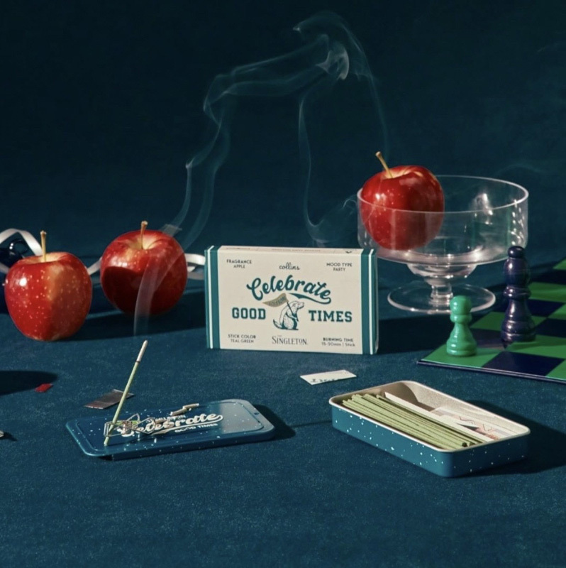 韓國製 Collins 天然鐵盒線香 六種香氣