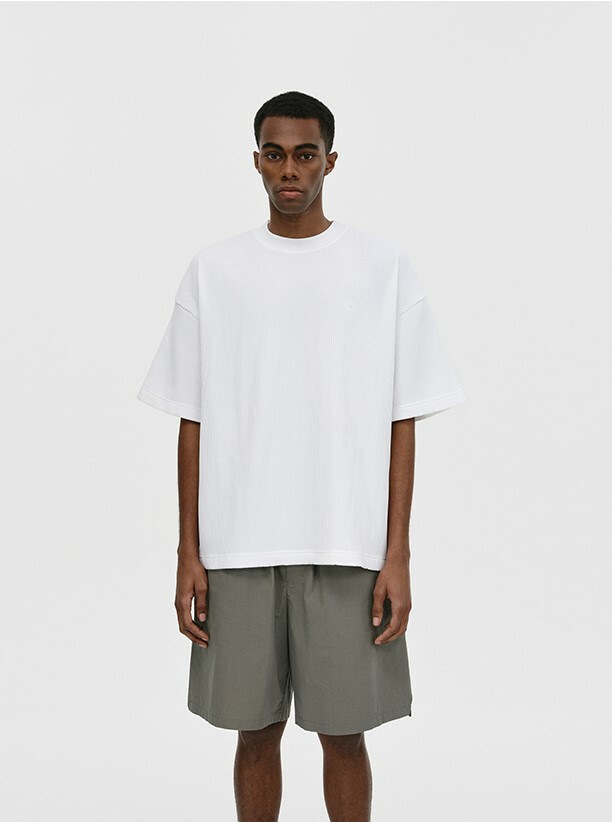 #預購 Shadow by unbent 華夫格刺繡短踢 四色 (301)