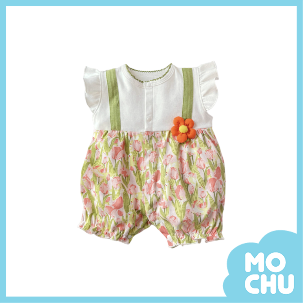 鬱金香短袖包屁衣