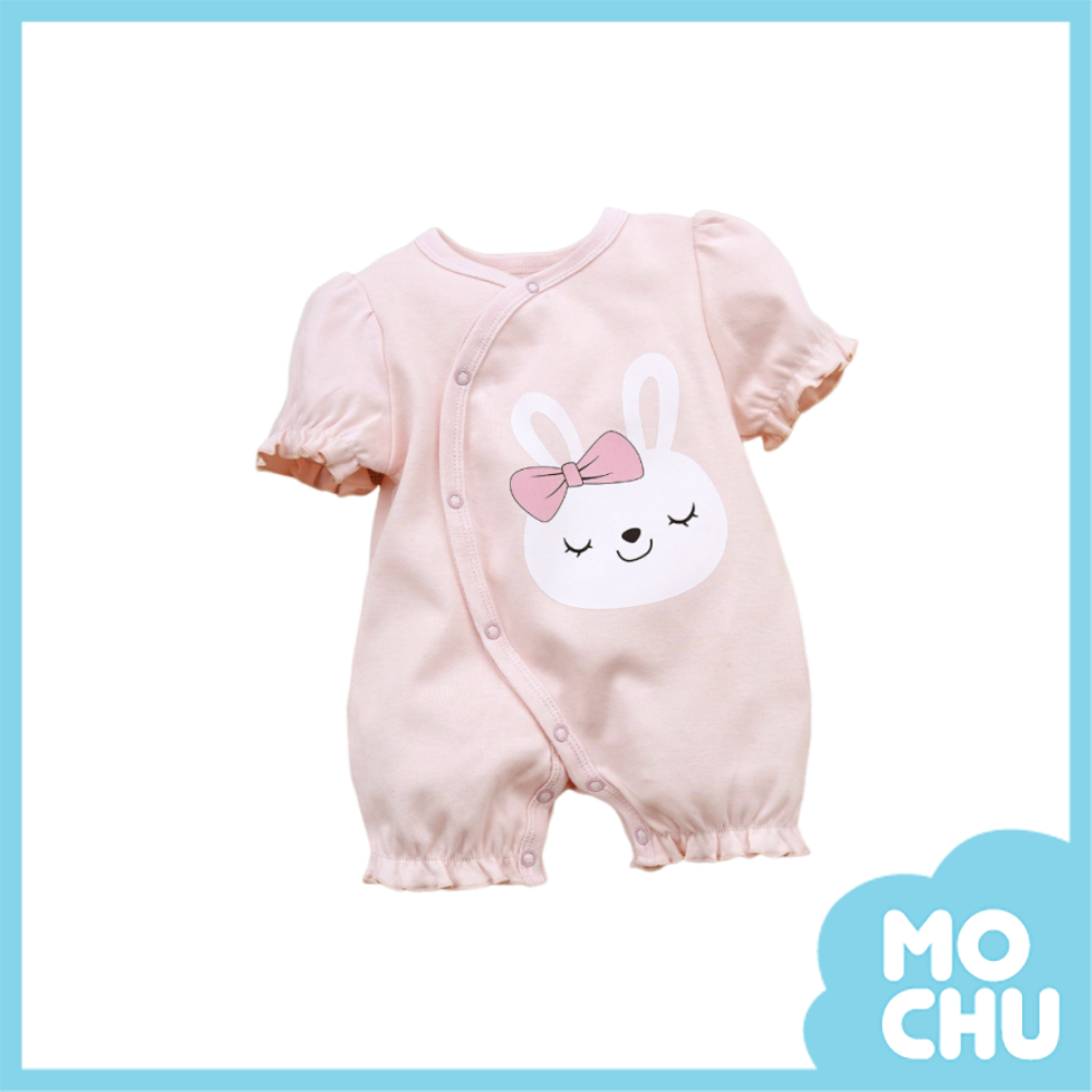 粉嫩大白兔短袖包屁衣