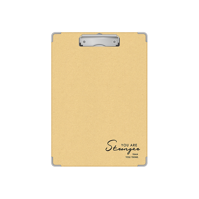 四季紙品 A4牛皮燙金直板夾 強壯【CG2204-03】