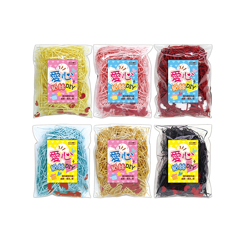 四季紙品 愛心單色紙絲  20g【DIY181】