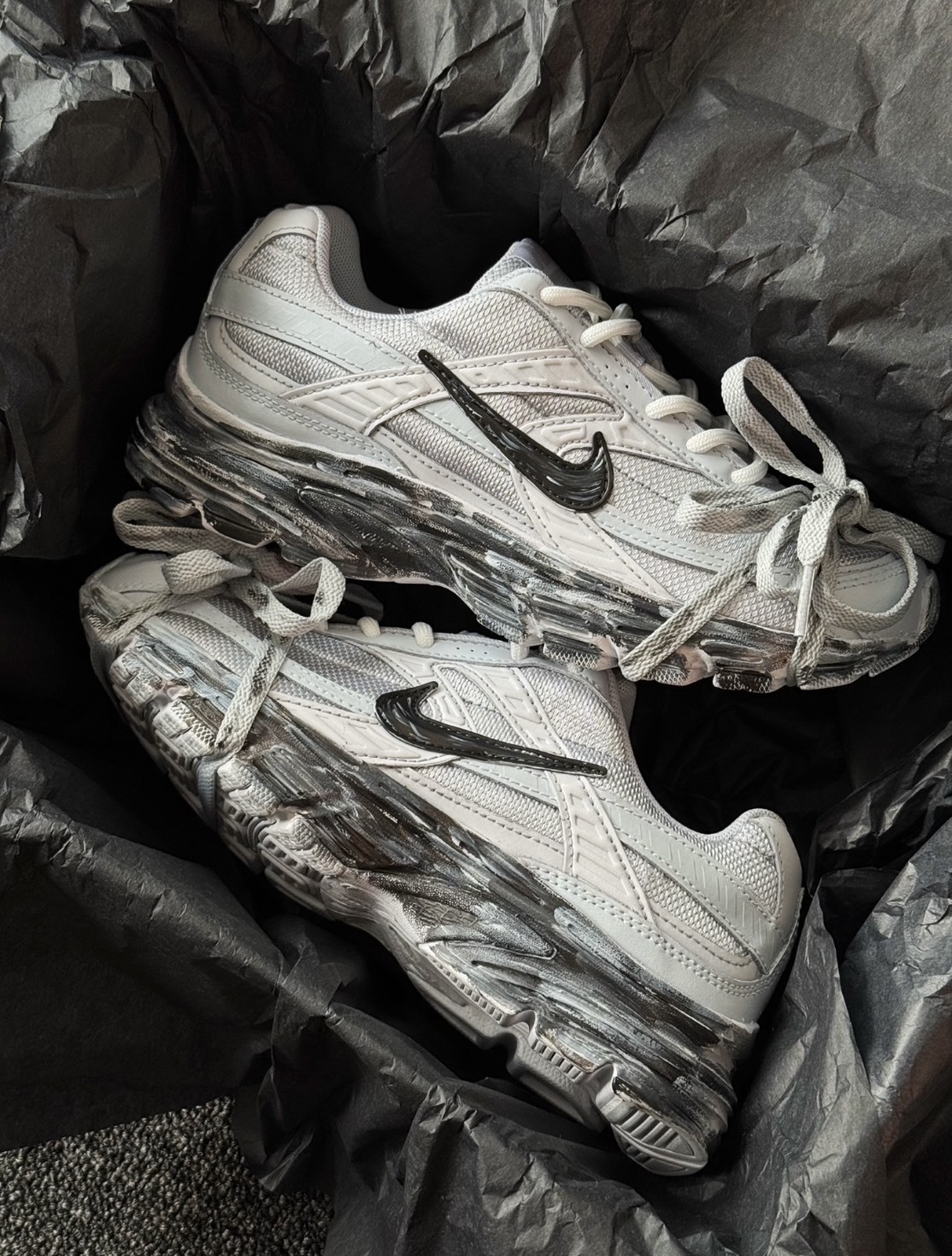 【訂製鞋款】Nike Initiator 機能廢墟 玖柒 休閒鞋 黑灰 FZ9020100