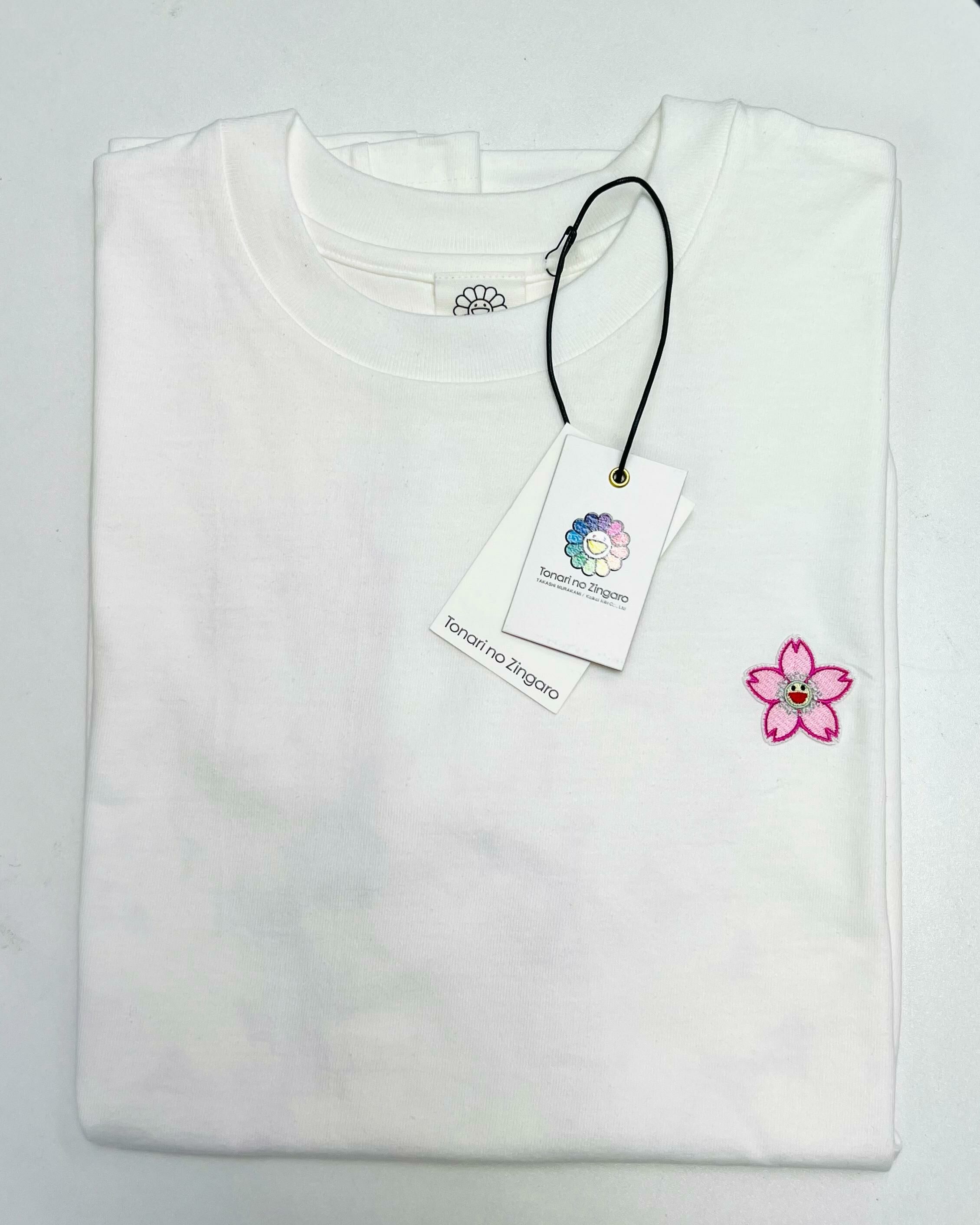 Murakami Cherry Blossoms S/S Tshirt - A White (M/L/XL)