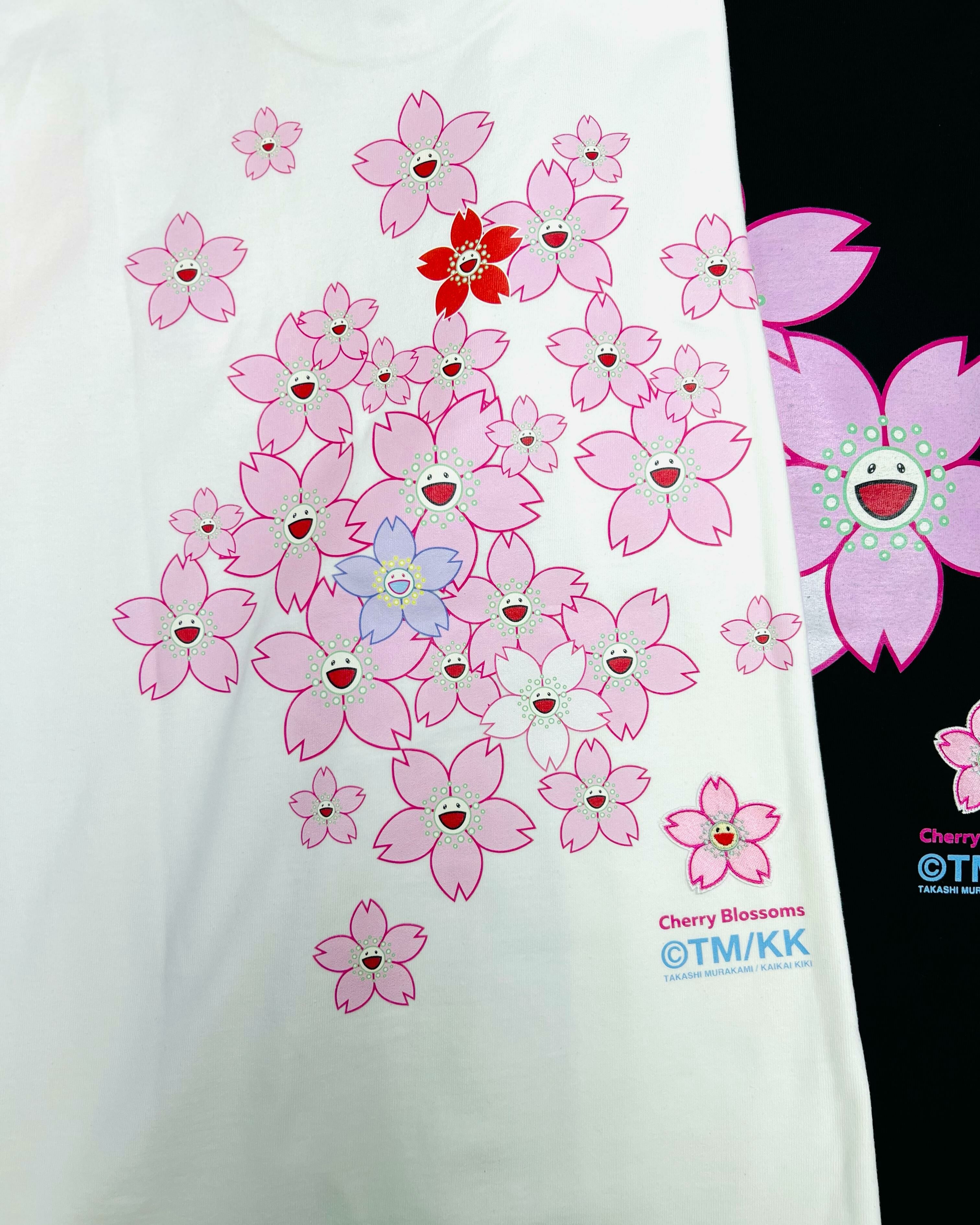 Murakami Cherry Blossoms S/S Tshirt - A White (M/L/XL)
