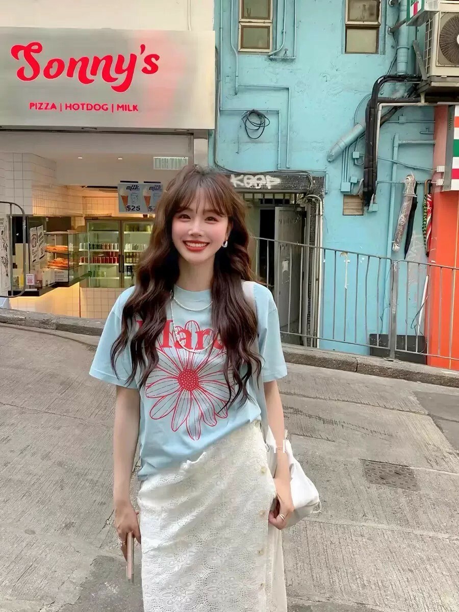 韓國𝗠𝗮𝗿𝗱𝗶短袖𝗧 寬版