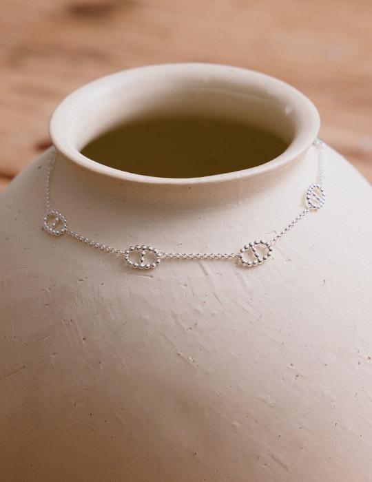 【925純銀】浪漫小豬鼻手鍊