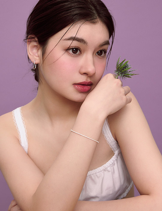 【925純銀】不規則滿天星手鍊