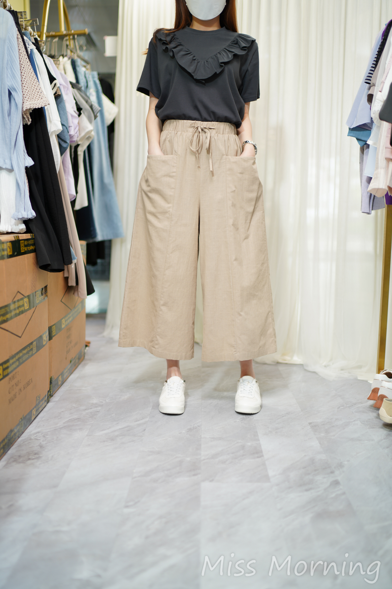 簡約靚料好好襯上衣(14516)&必買自在舒適棉麻褲(33923)