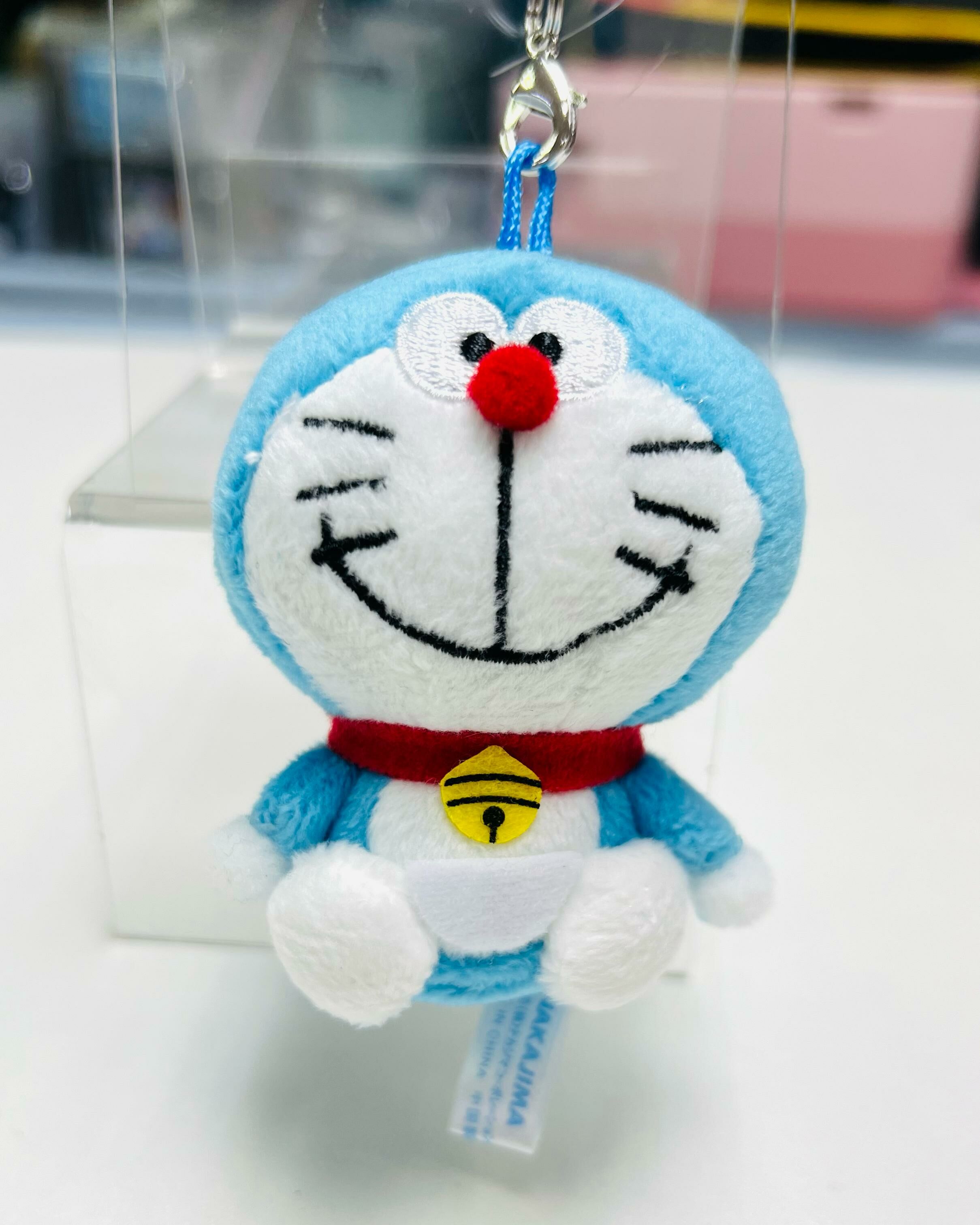 Doraemon Carabiner Mascot Plush Keychain