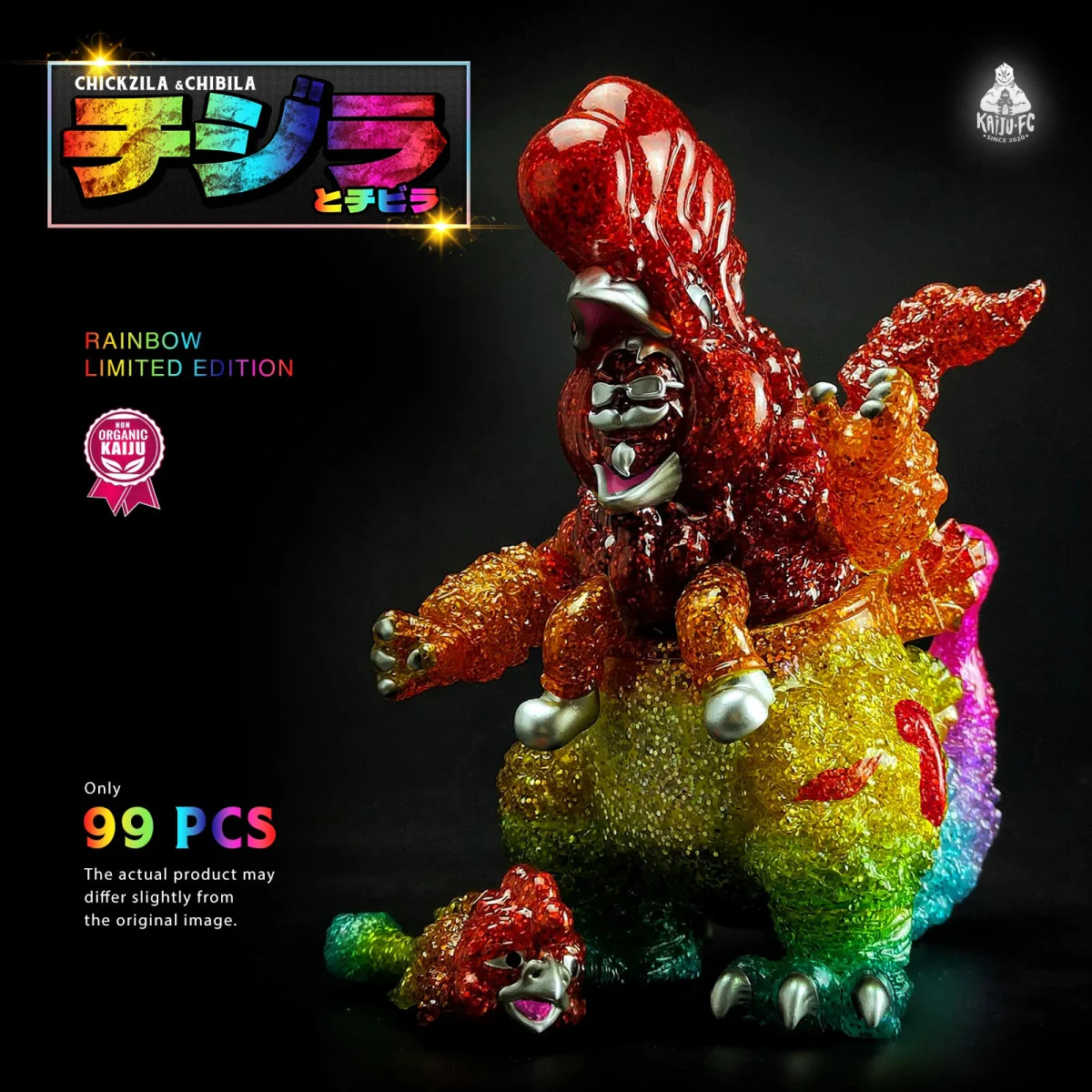 FAT LANE CHICKZILA & CHIBILA Rainbow Limited Edition TTE