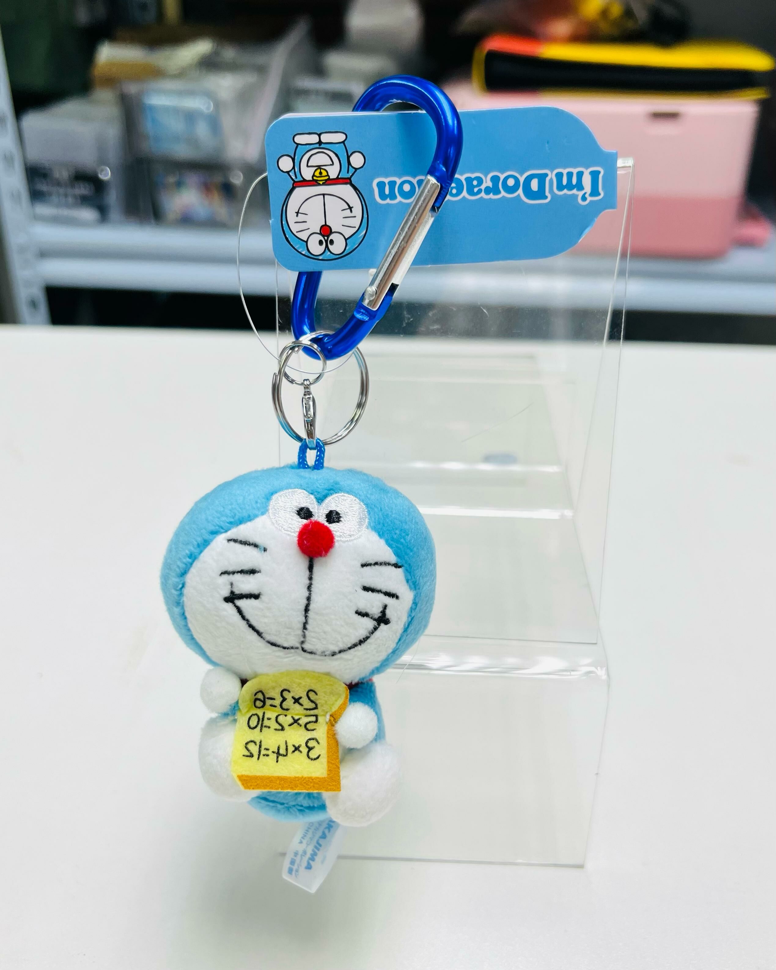 Doraemon Anki Pan Carabiner Mascot Plush Keychain