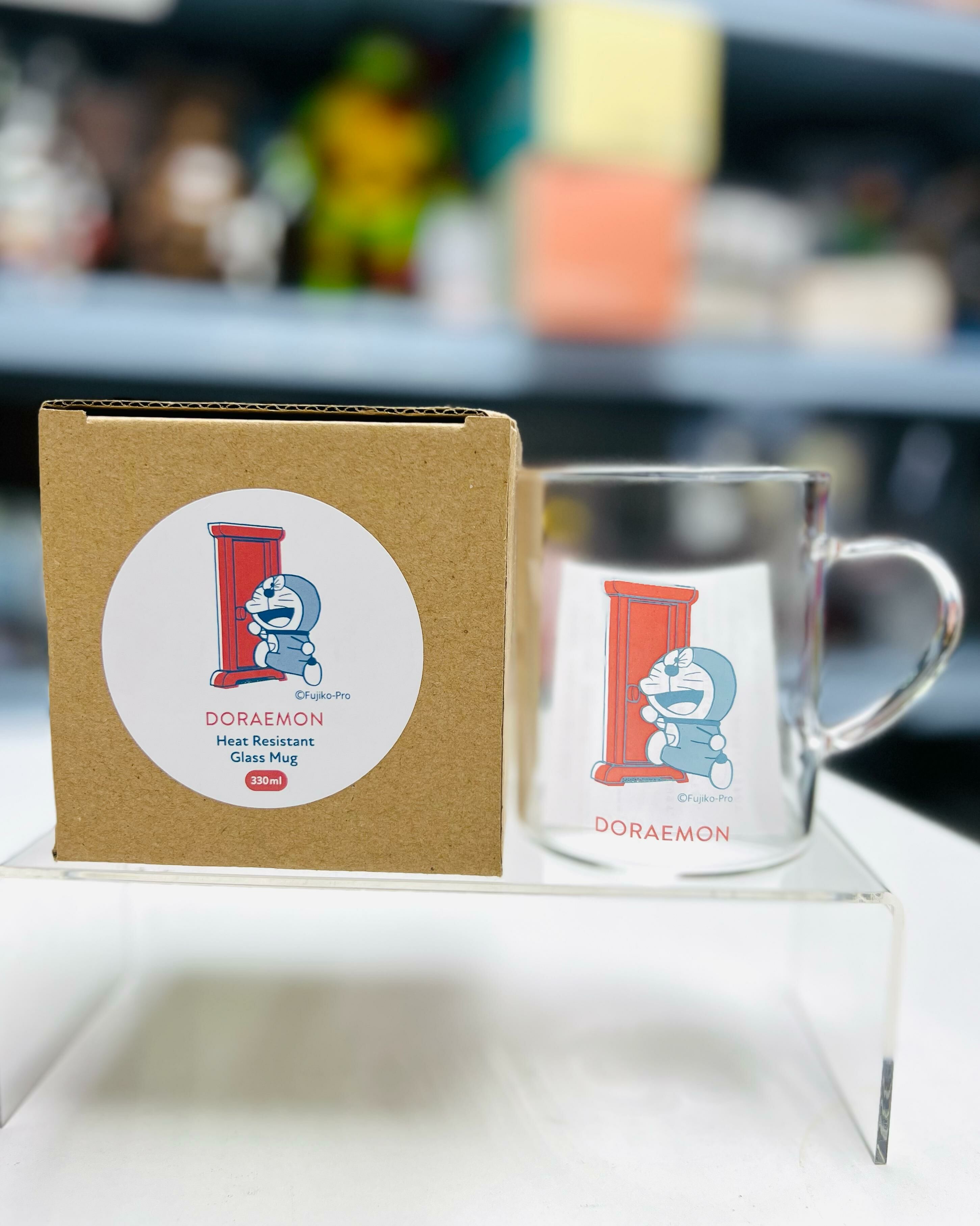 Doraemon Heat-Resistant Glass Mug-Anywhere Door(330ml)