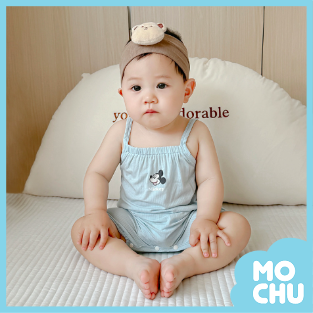 米老鼠透氣吊帶連身衣