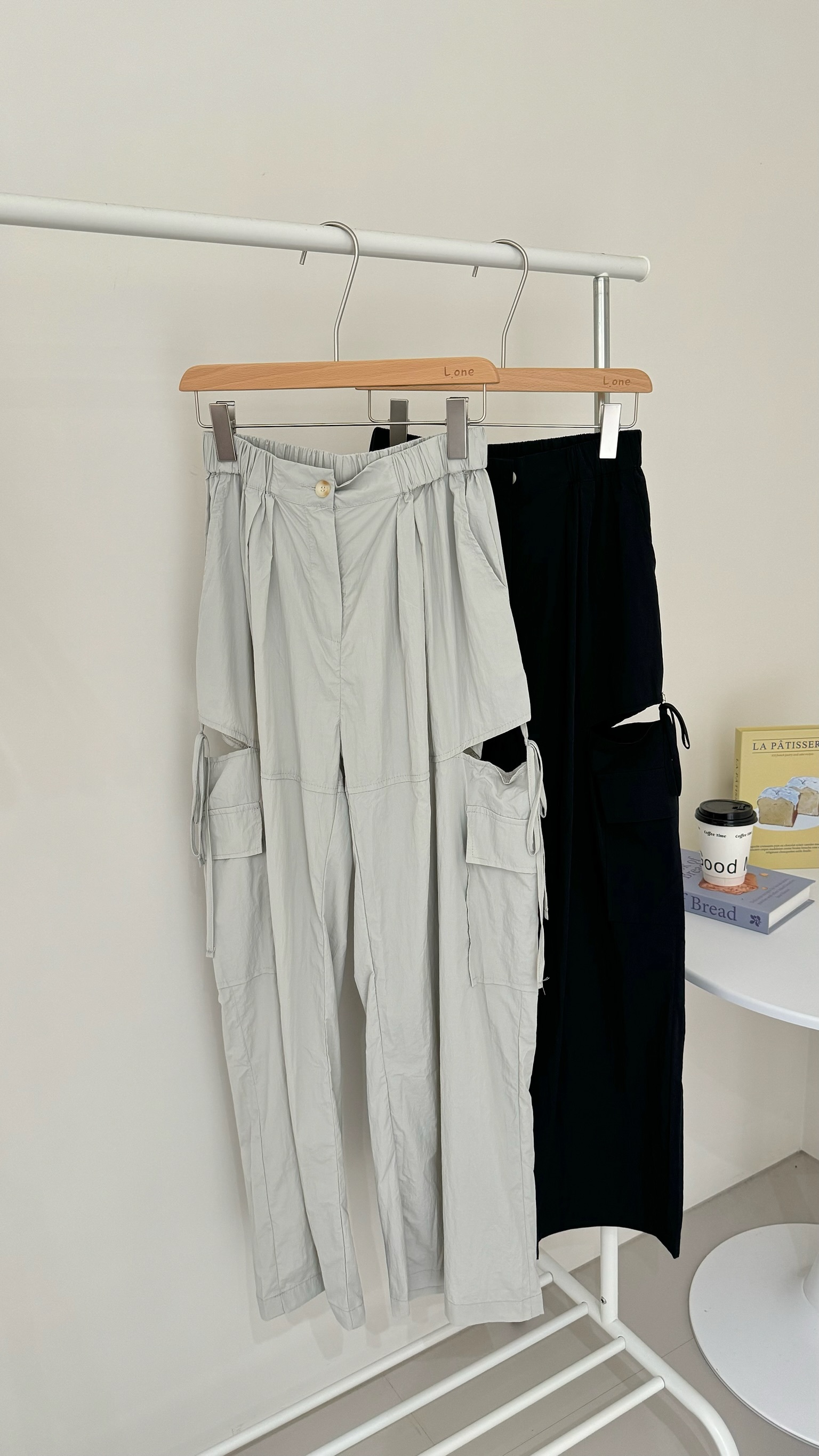 微辣綁帶工裝褲