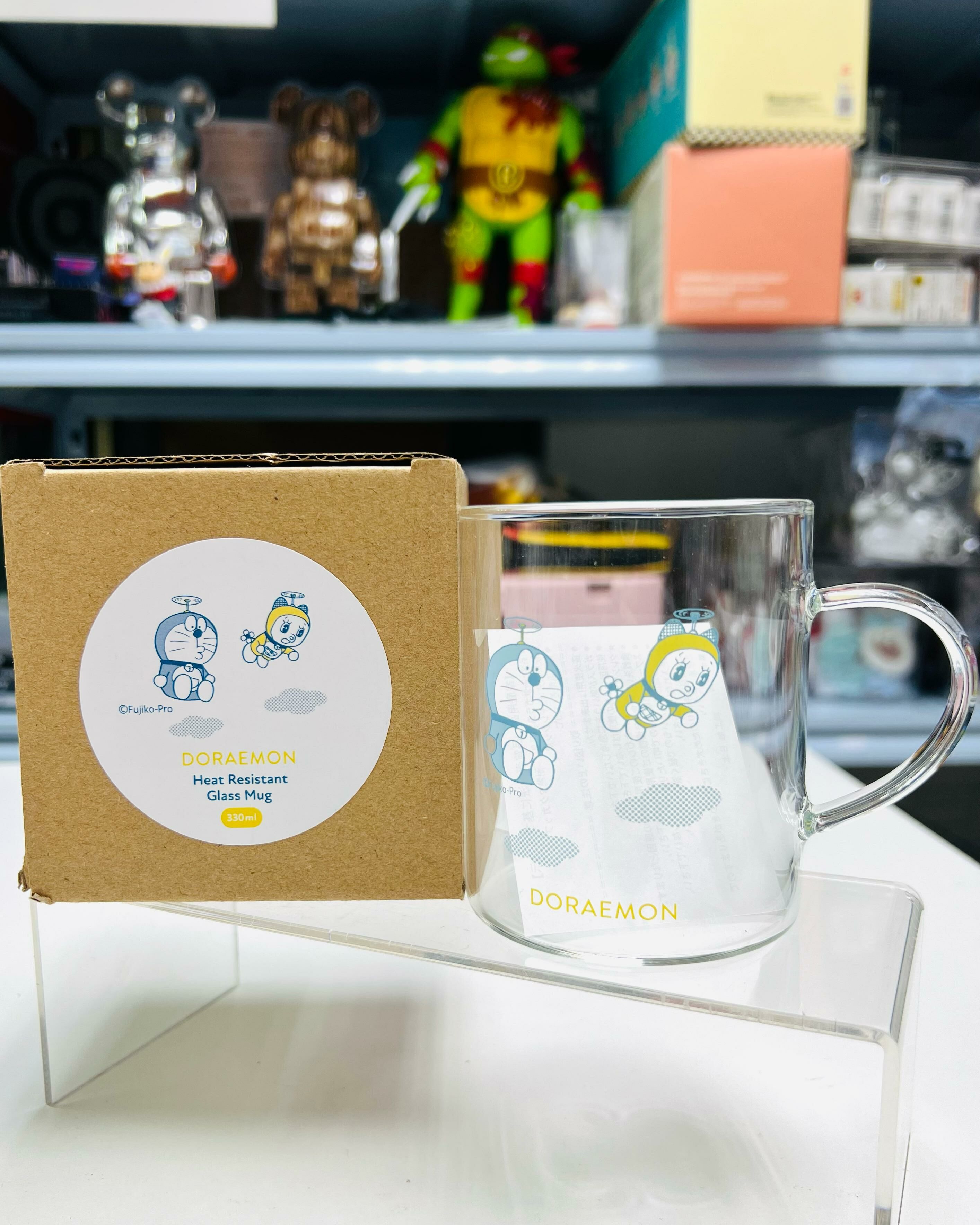 Doraemon Heat-Resistant Glass Mug- Takecopter (330ml)