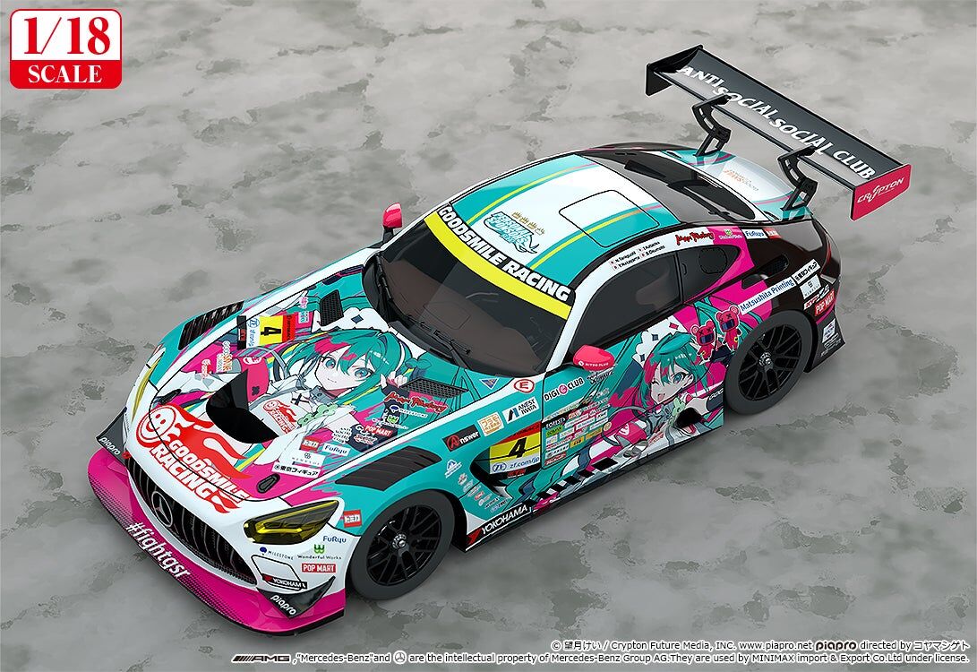 1/18 GOODSMILE 初音未來 AMG 2025 開幕戰Ver. 1/18 Good Smile Hatsune Miku AMG 2025 Season Opening Ver.