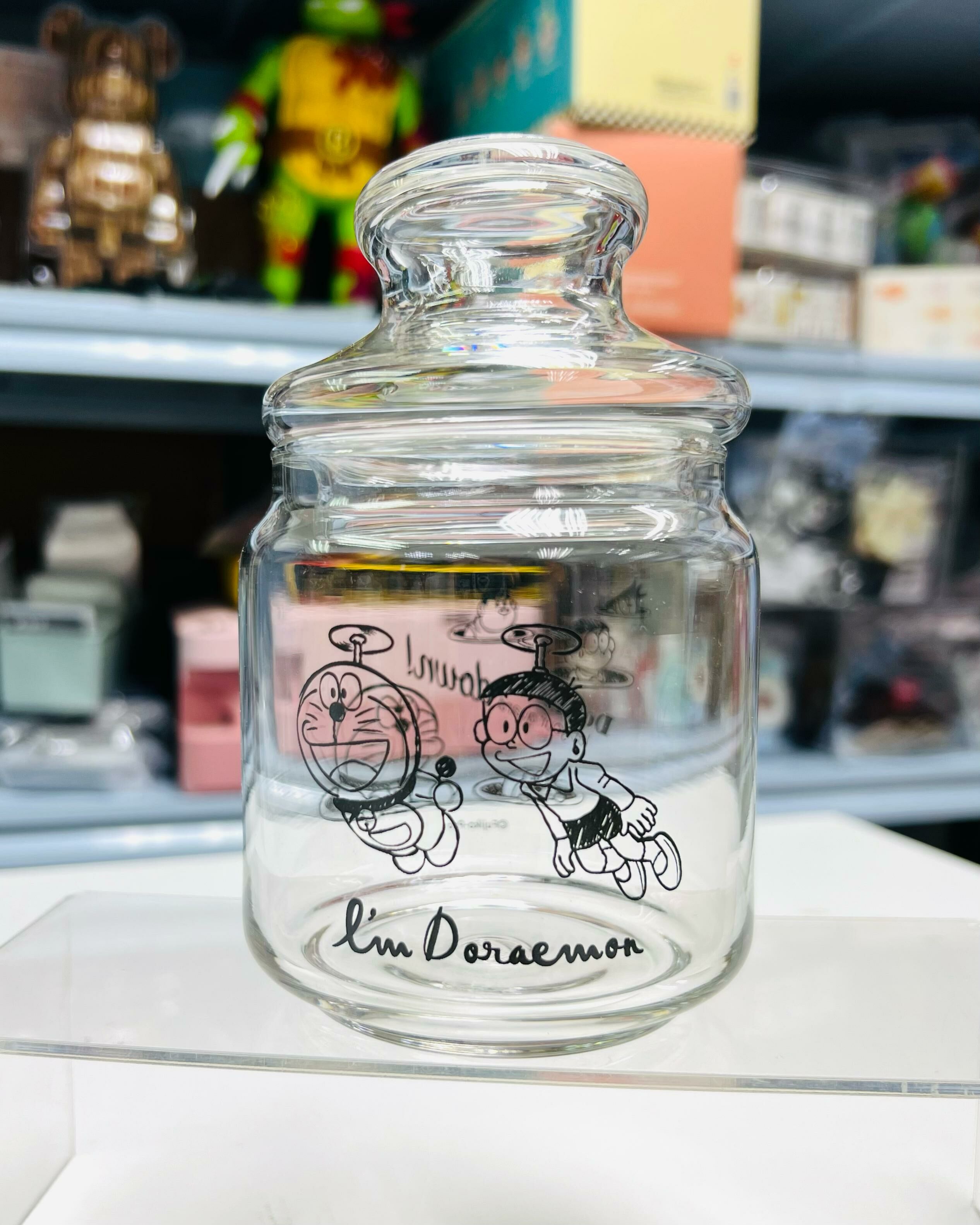 Doraemon Glass Canister (Made in Japan)