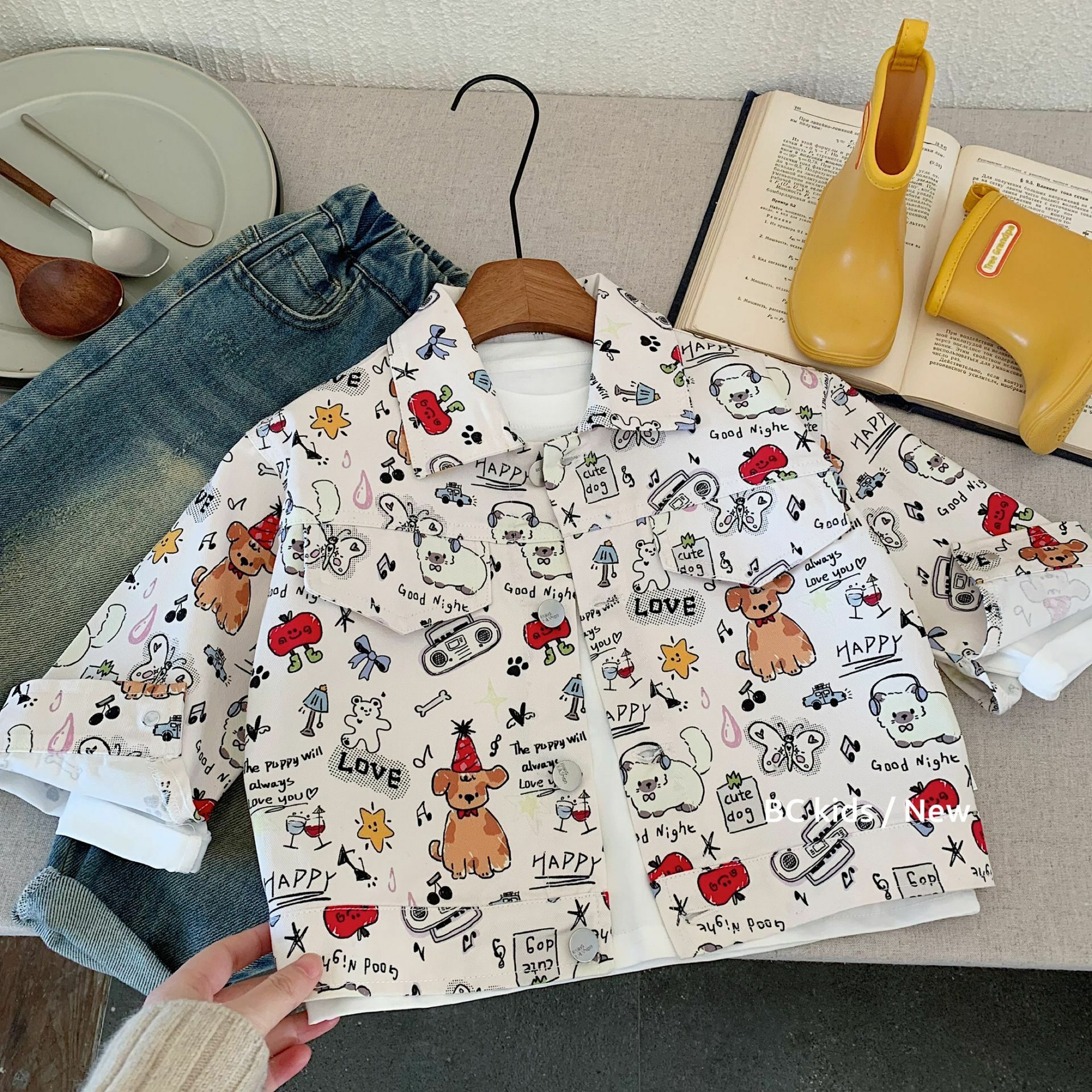 25 夏 卡通插畫百搭外套