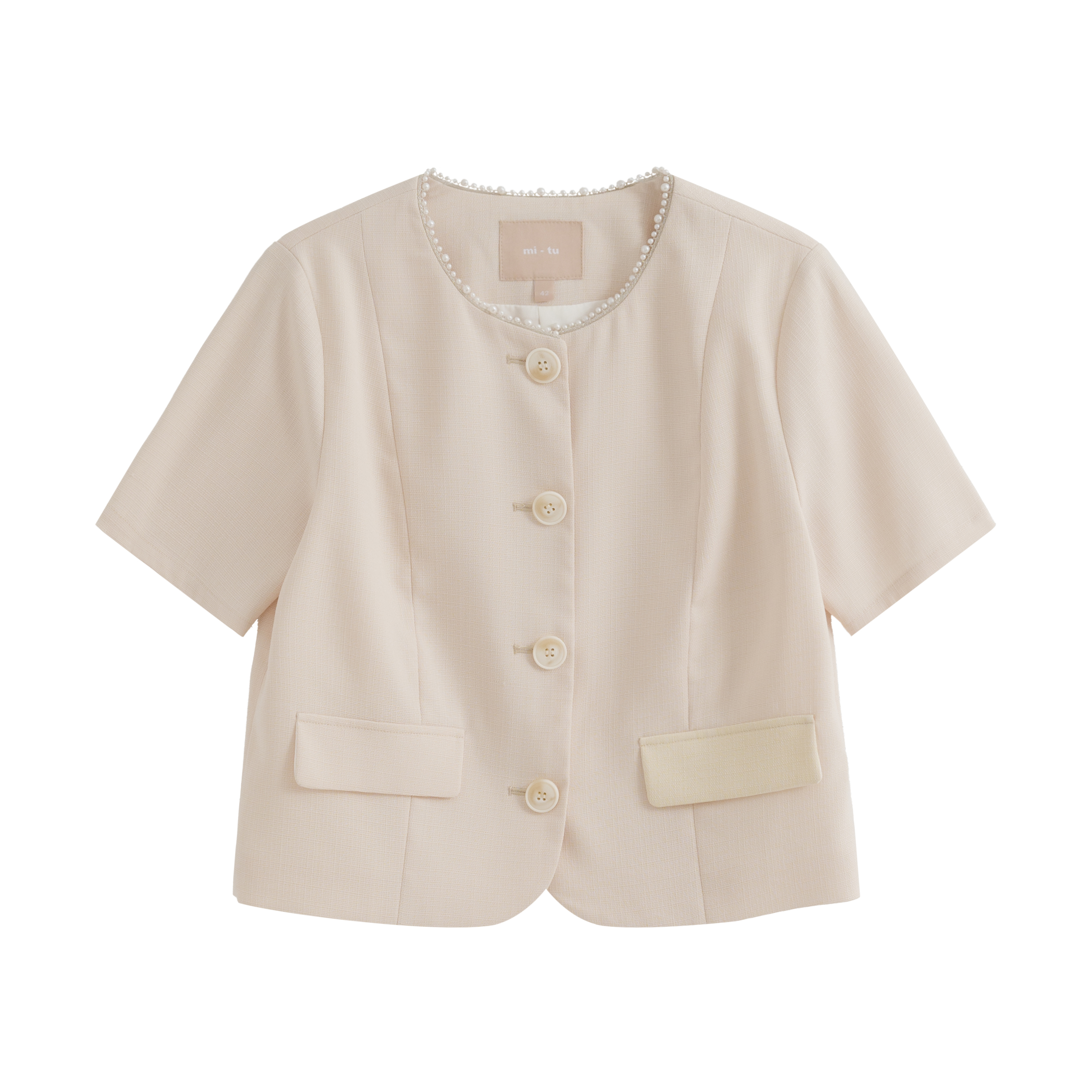 mi-tu 小香風短袖外套