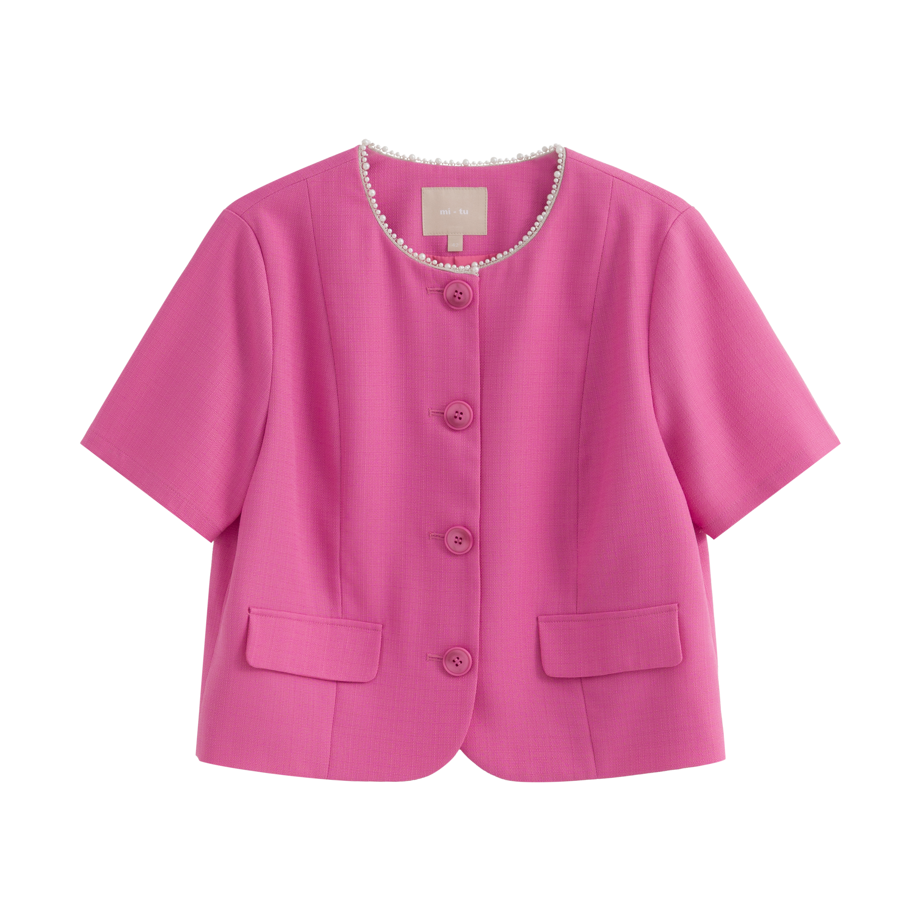 mi-tu 小香風短袖外套