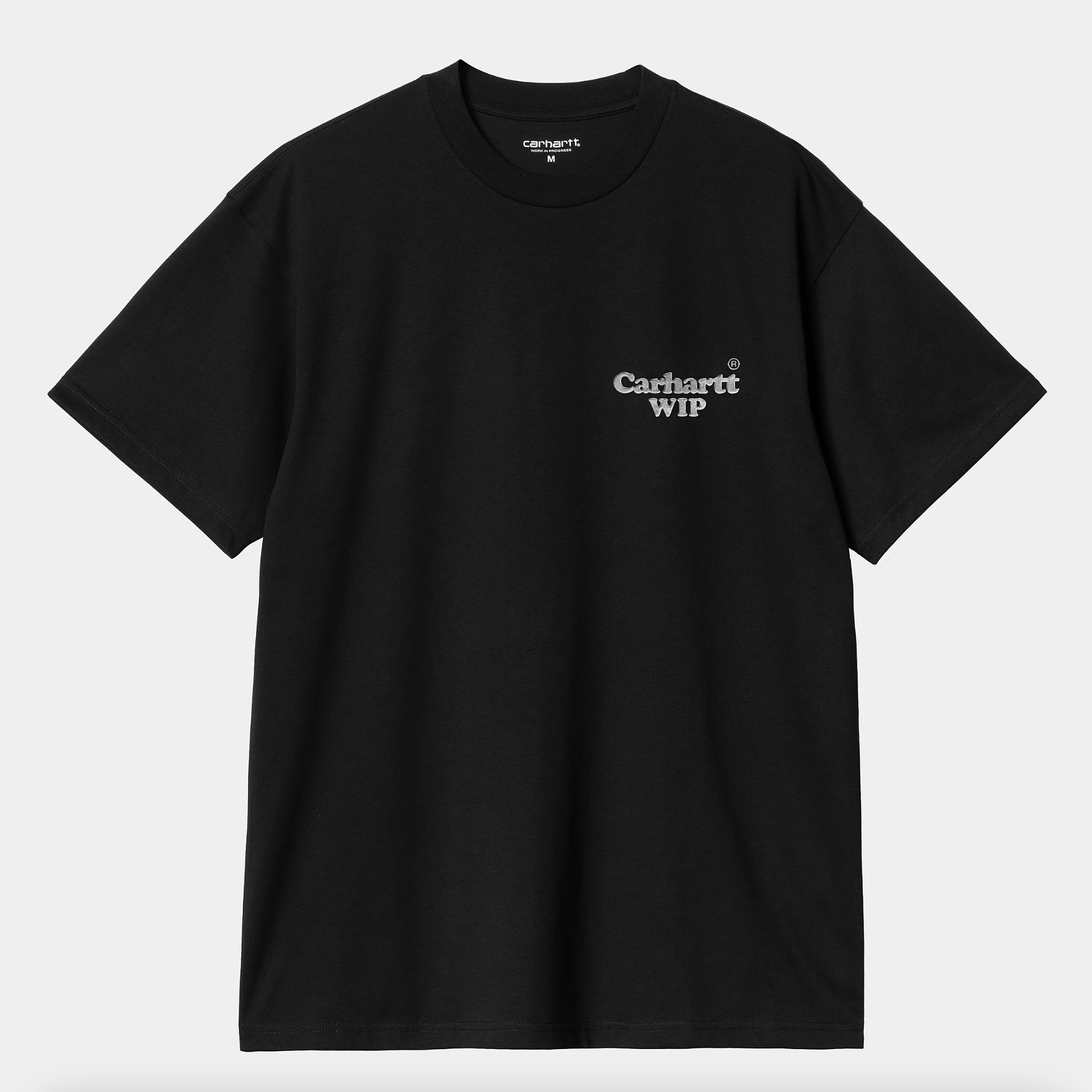 -(E17a02)-CARHARTT WIP HARTT CHAIN T-SHIRT 愛心 膠印 鏈條 短Ｔ黑色-I034663