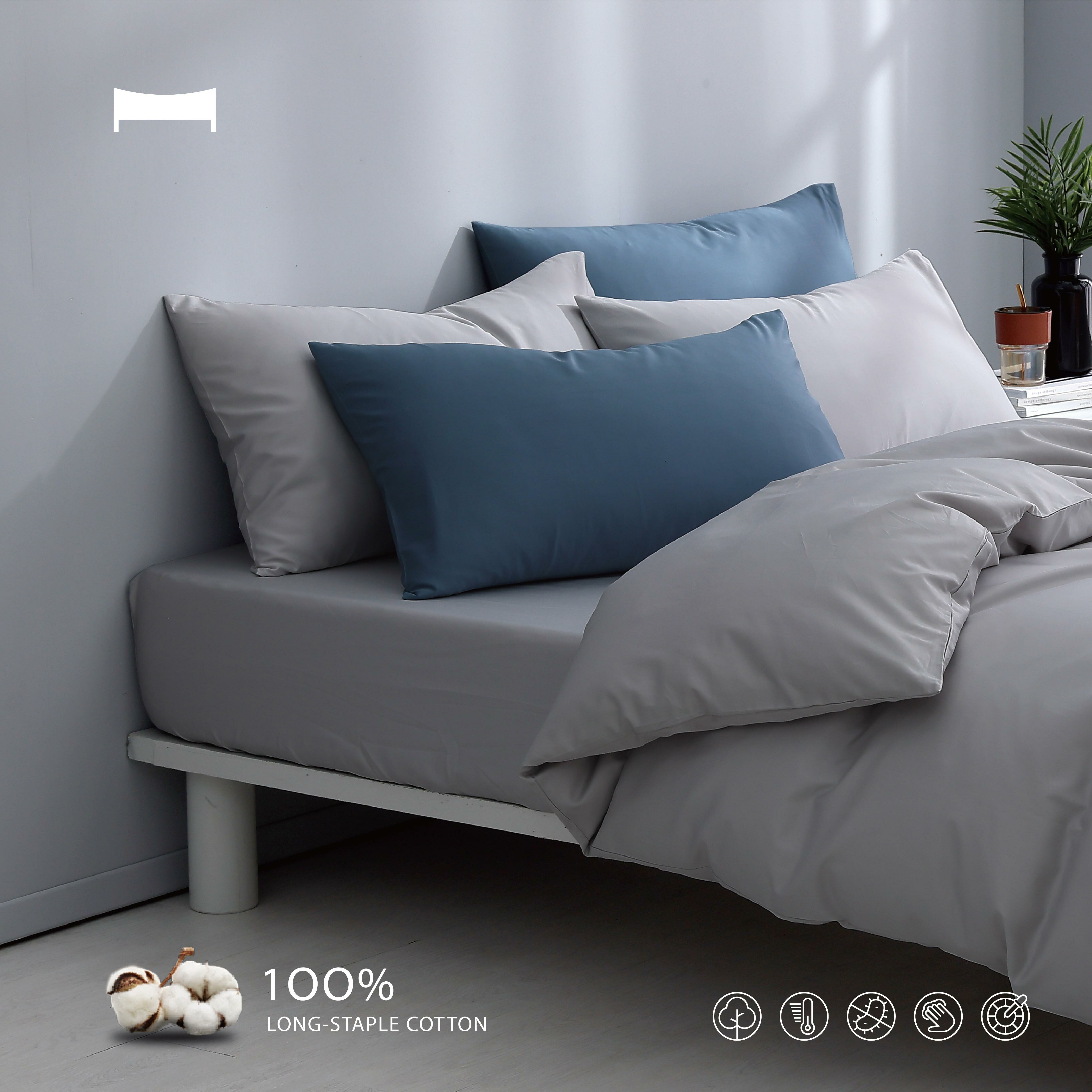 睡棉美學｜60支長絨棉《珍珠灰 PEARL》