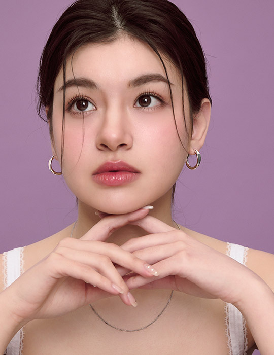 質感設計圈圈。針式耳環