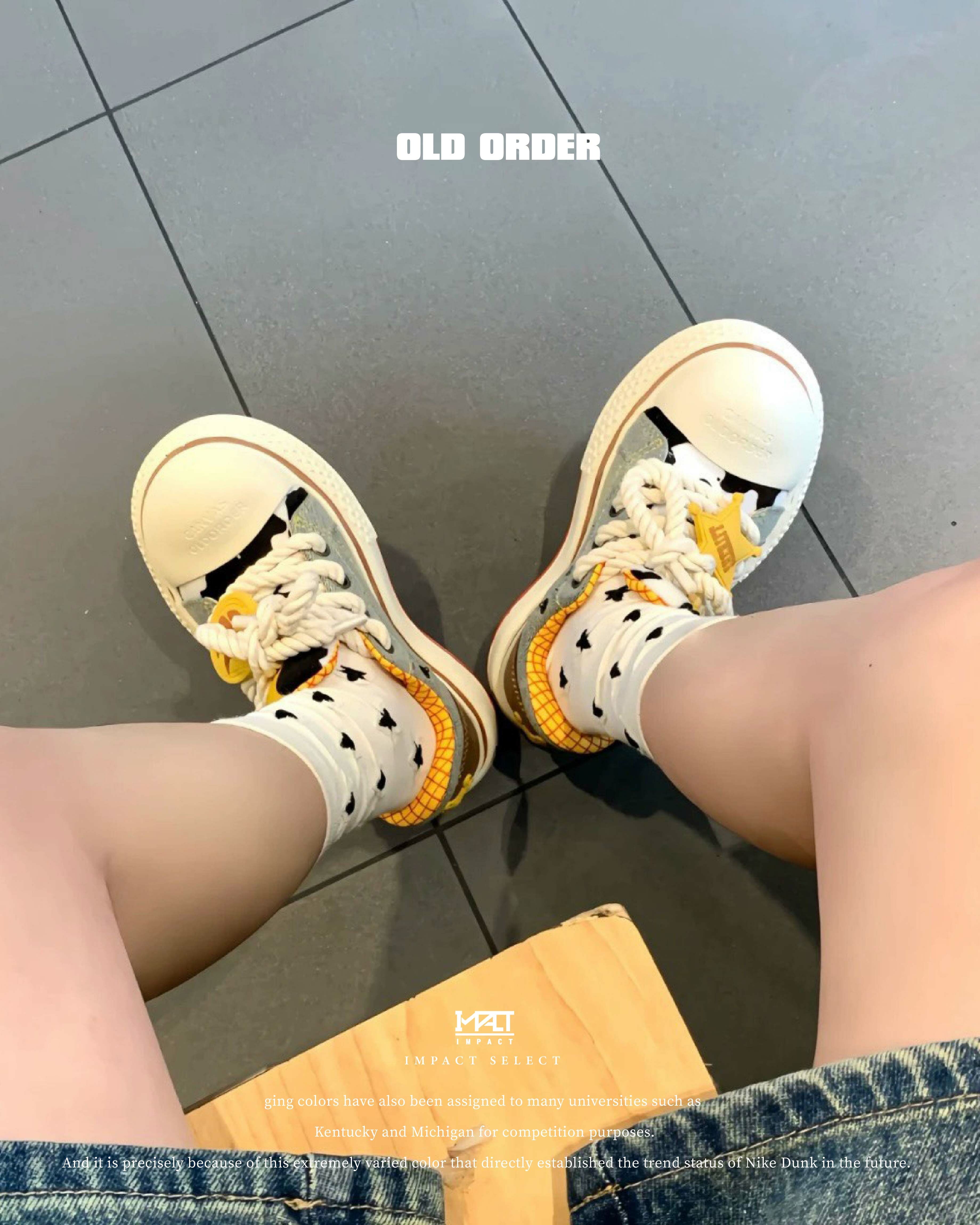 OLD ORDER x Disney 胡迪 玩具總動員 聯名款 大頭鞋 增高鞋 O2320726