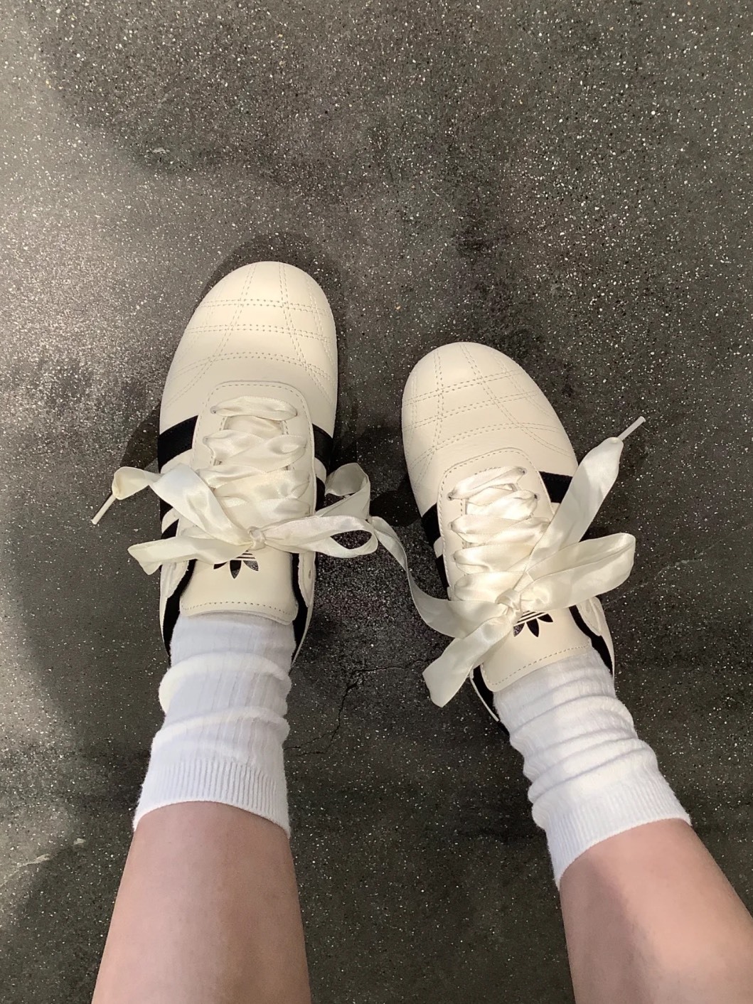 ADIDAS ORIGINALS TAEKWONDO LACE SHOES 奶白絲帶 薄底鞋 JS1616