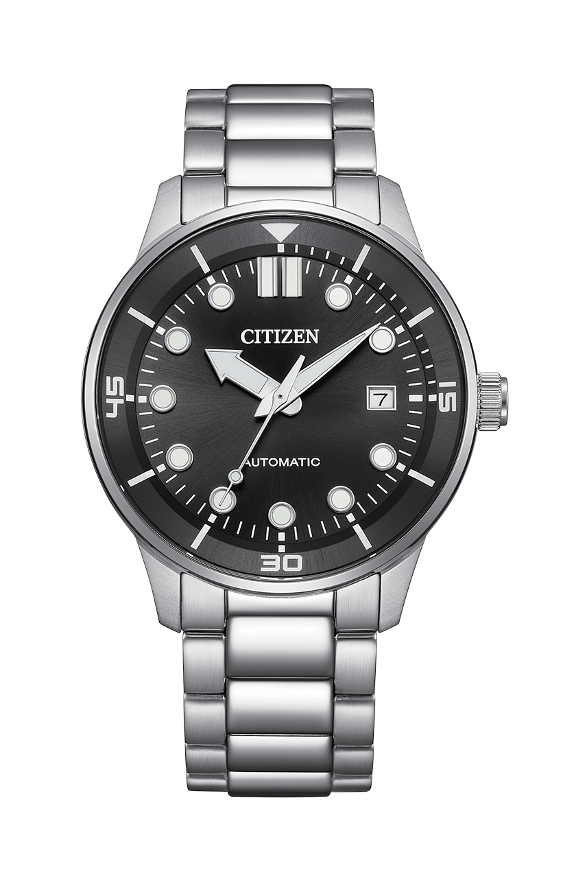 Citizen  星辰 Automatic Stainless Steel 不鏽鋼自動機械手錶 NJ0191-83E 黑色錶盤、NJ0191-83A 白色錶盤、NJ0191-83L 藍色錶盤、NJ0191-83X 棕色錶盤、NJ0196-80X 綠色錶盤手錶