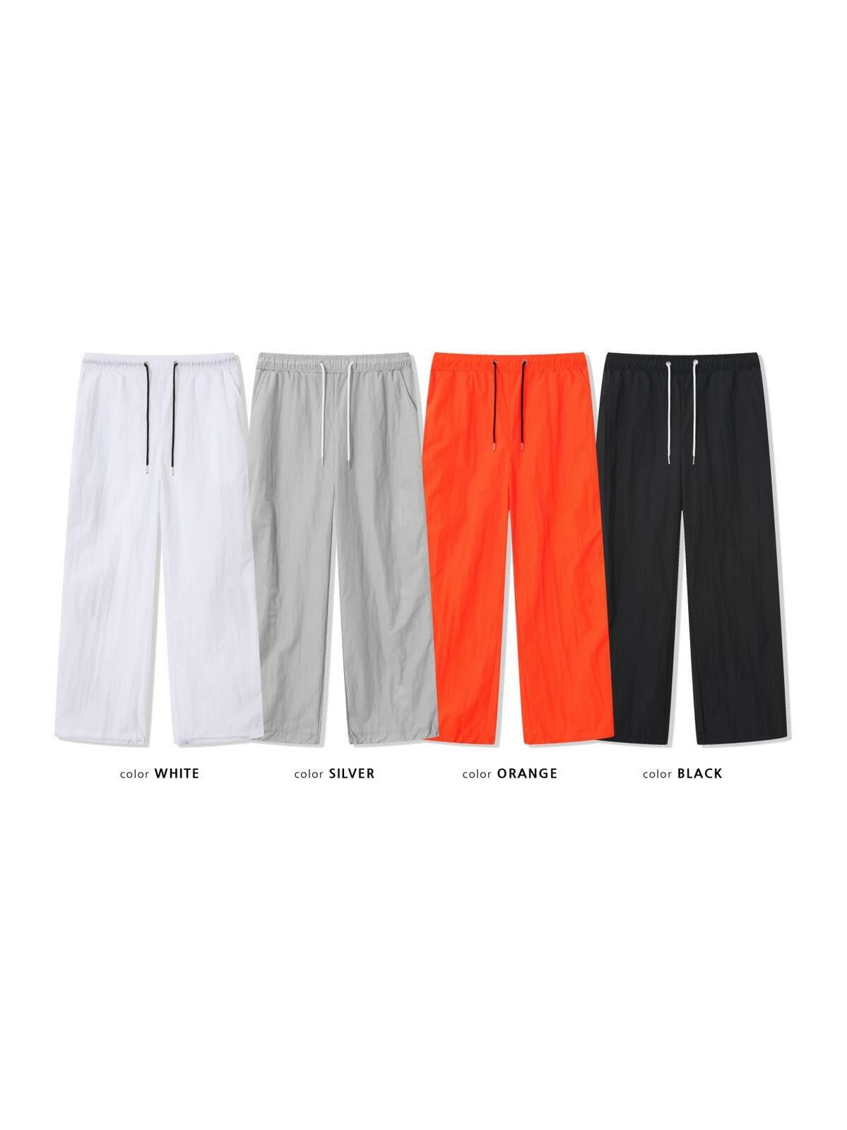 英文字可束腳鬆身褲 GUNNER-003P