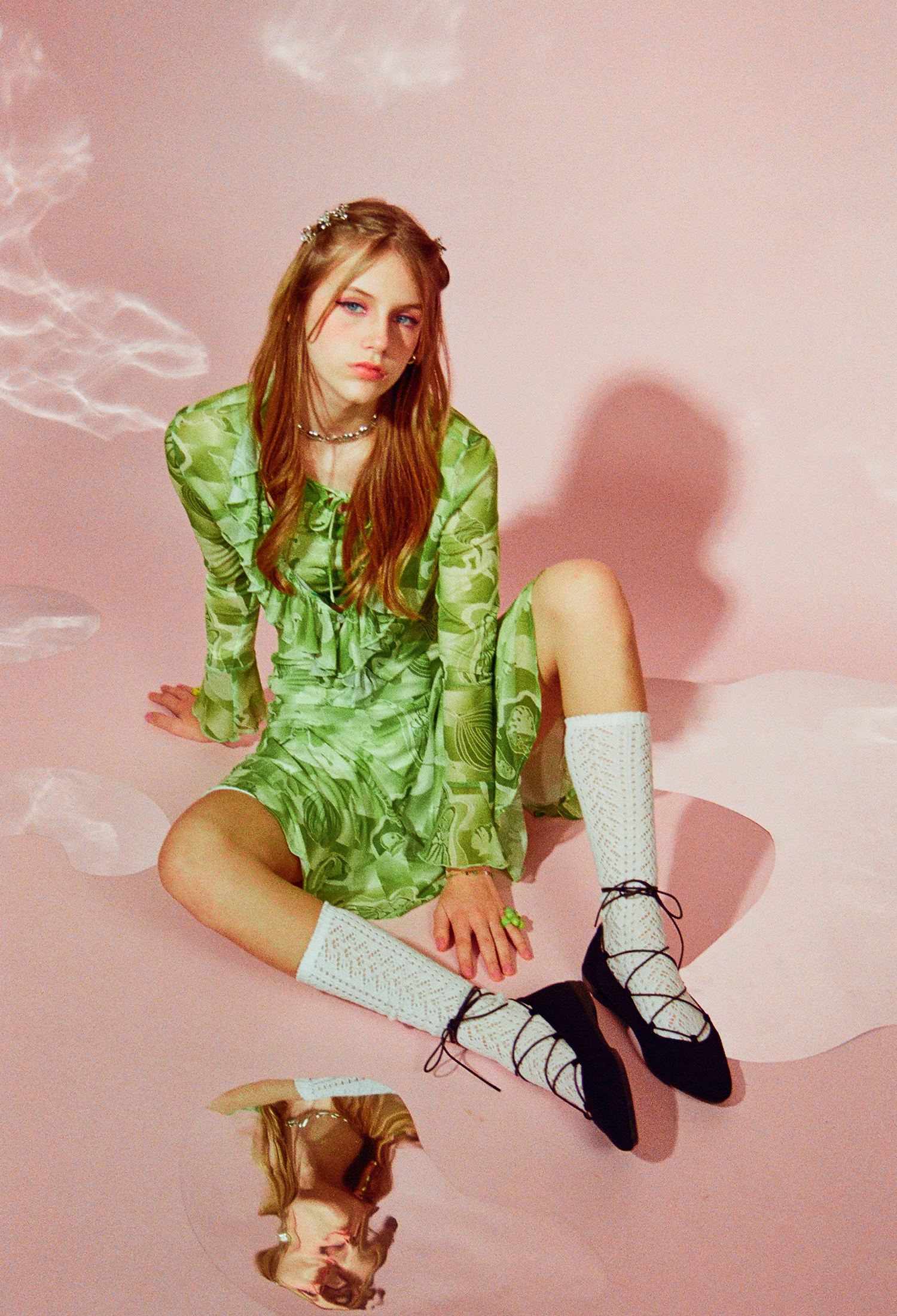 羅馬平底鞋 經典黑