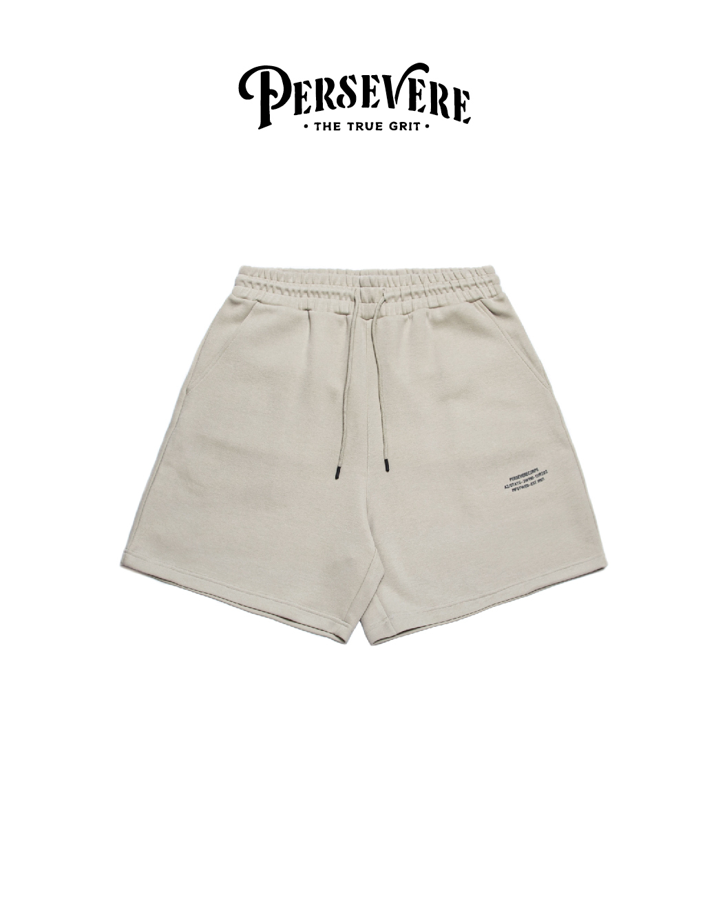 PERSEVERE  寬版舒適棉質短褲 厚磅 沙 24 S/S Anti-Wrinkle Casual Shorts