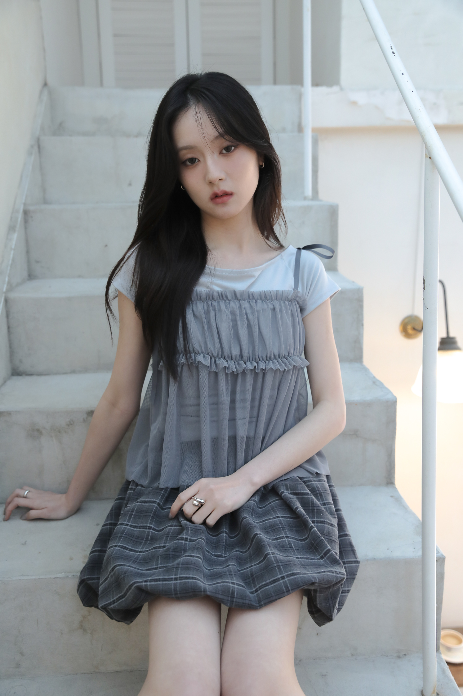 Mesh Shirring Vest #背心 (售完不補)