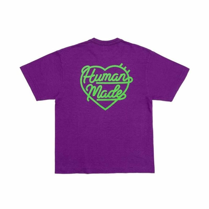 2024SS HUMAN MADE COLOR T-SHIRT 彩色背後LV愛心短T