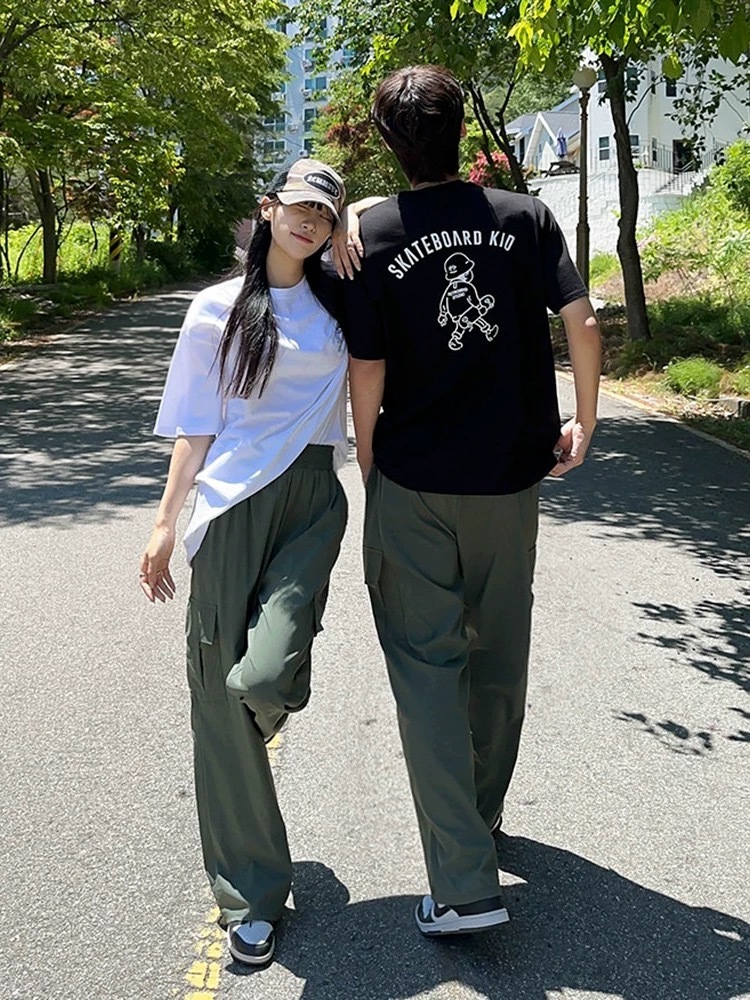 SIMPLEACTION 卡通印花短袖上衣