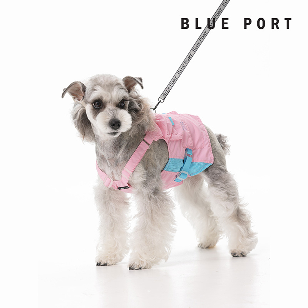 Blue Port - BP防曬工裝馬甲 - 粉紅/淺藍/藏青藍