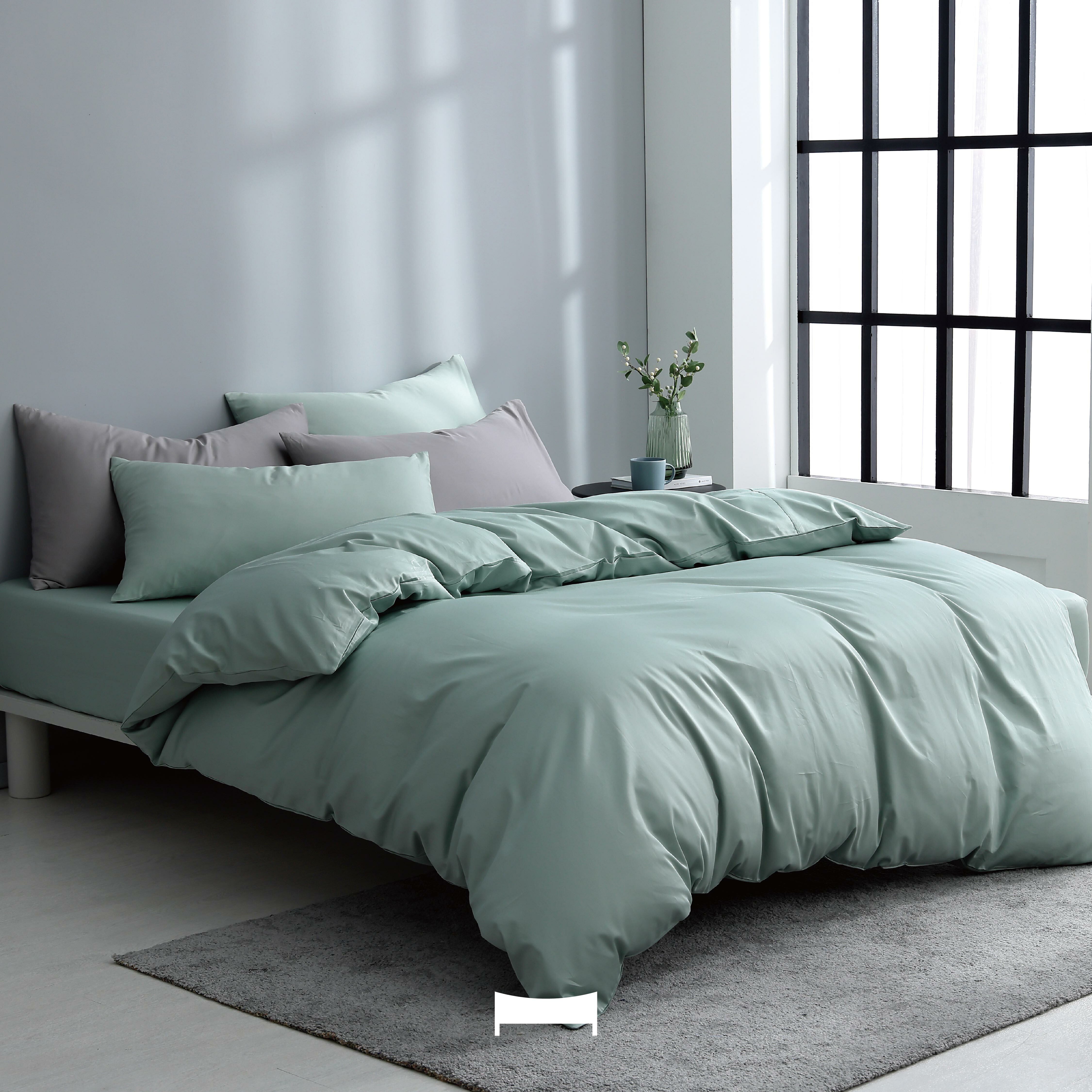 睡棉美學｜60支長絨棉《氣泡綠 BUBBLE》