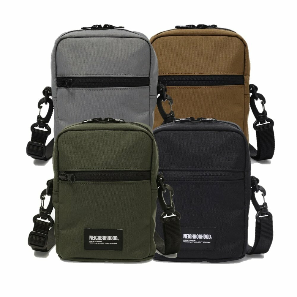 Neighborhood 肩背小包 橄欖綠/黑/灰/卡其 251TQNH-CG02