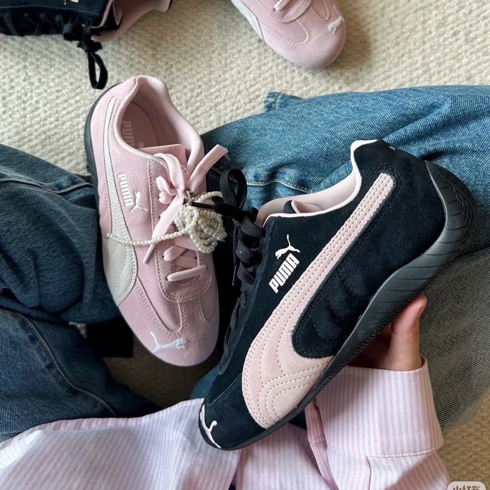 ROSÉ代言同款 朴彩英 PUMA SPEEDCAT OG 賽車鞋 芭蕾舞鞋 黑粉 櫻花粉白 男女同款 復古休閒鞋 398846-04-09