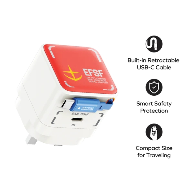 Momax 1-Charge+ 35W GaN 單輸出及伸縮 USB-C 線充電器