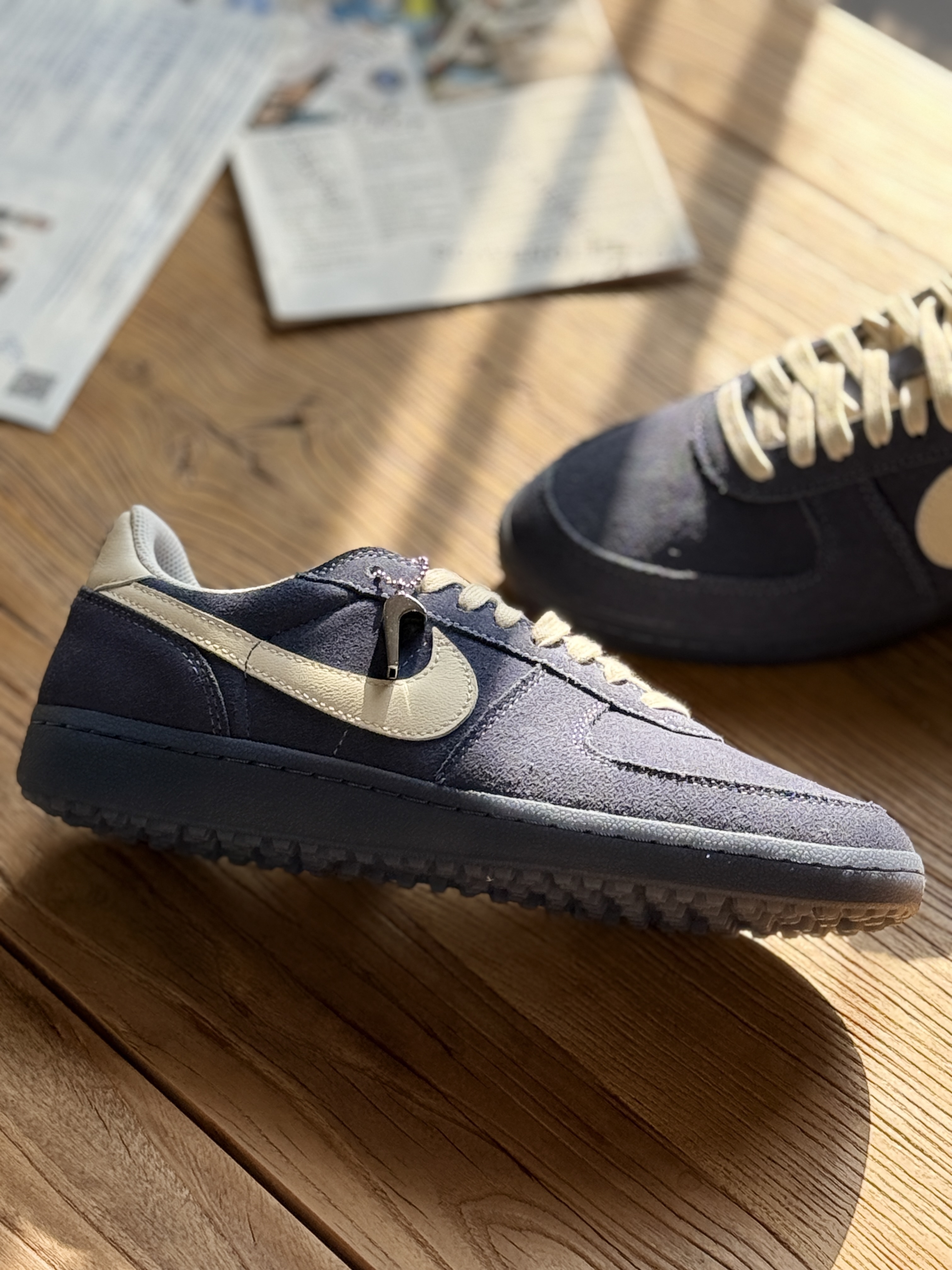 NIKE FIELD GENERAL 霧霾藍 藍奶油 米色 麂皮 德訓鞋 男鞋 IF0666-400 / 預購