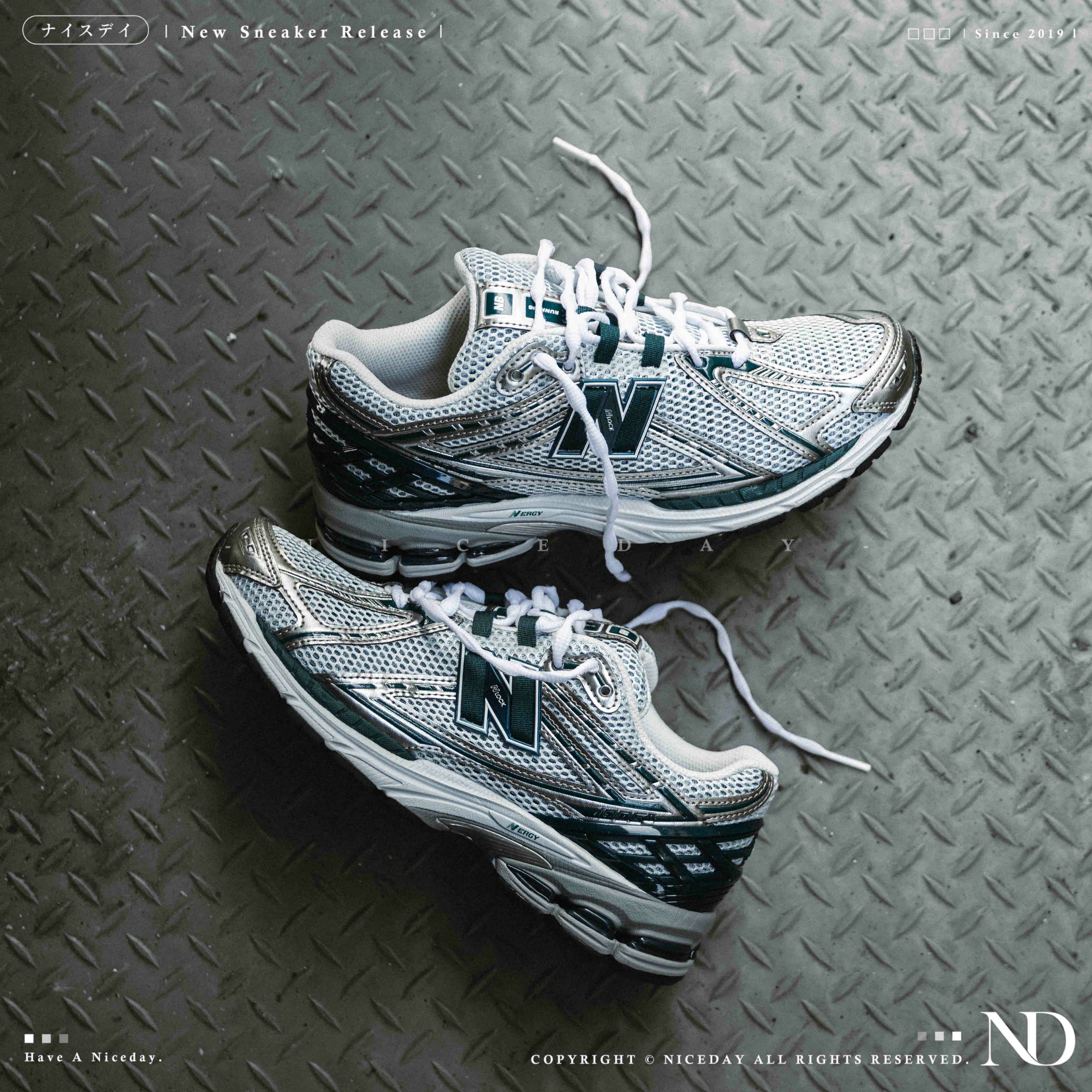 NICEDAY 現貨 NEW BALANCE 1906R 復古 藍銀 銀色 藍 男女鞋 U1906RCE